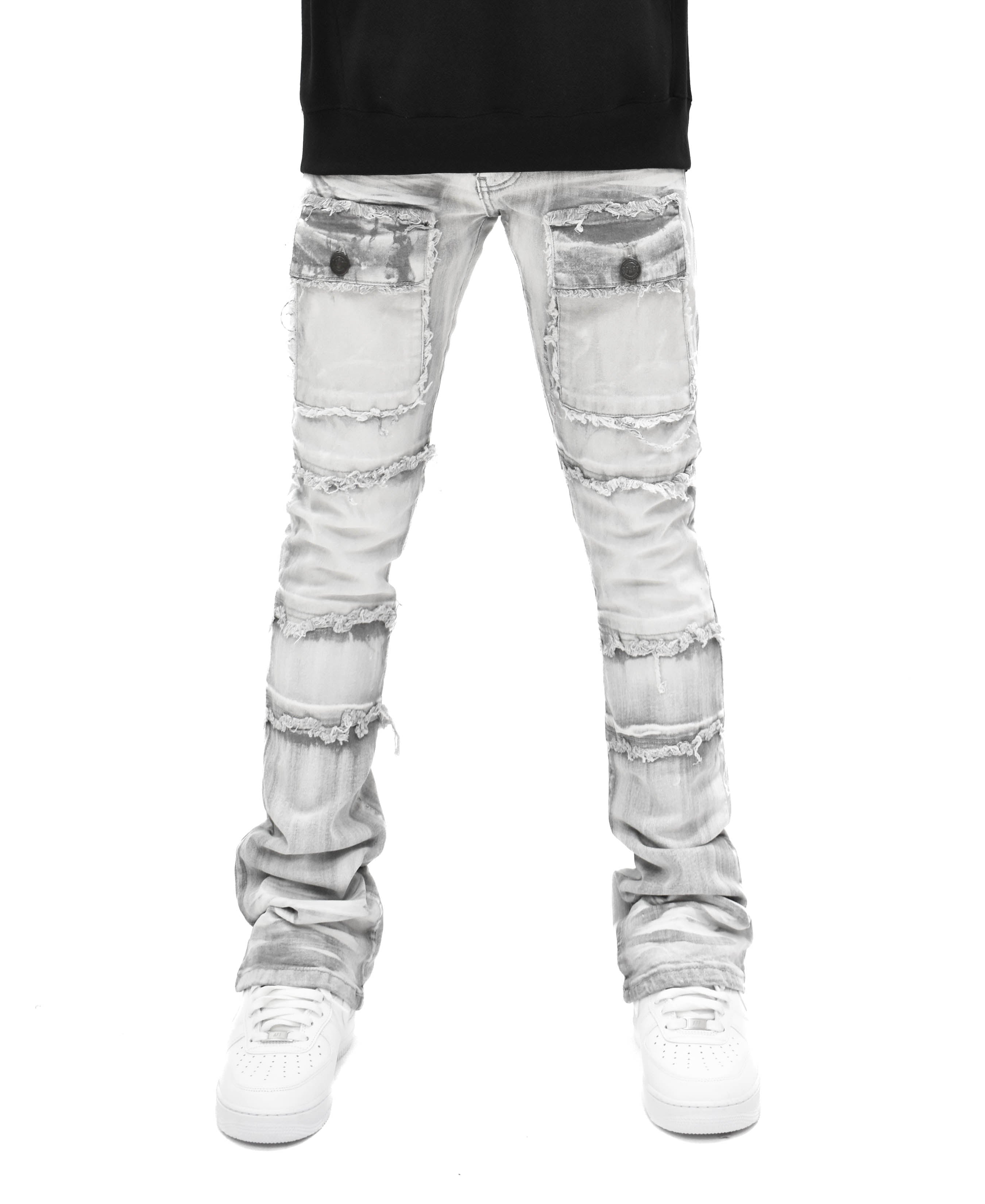 S3020 Pocket Stacked Denim