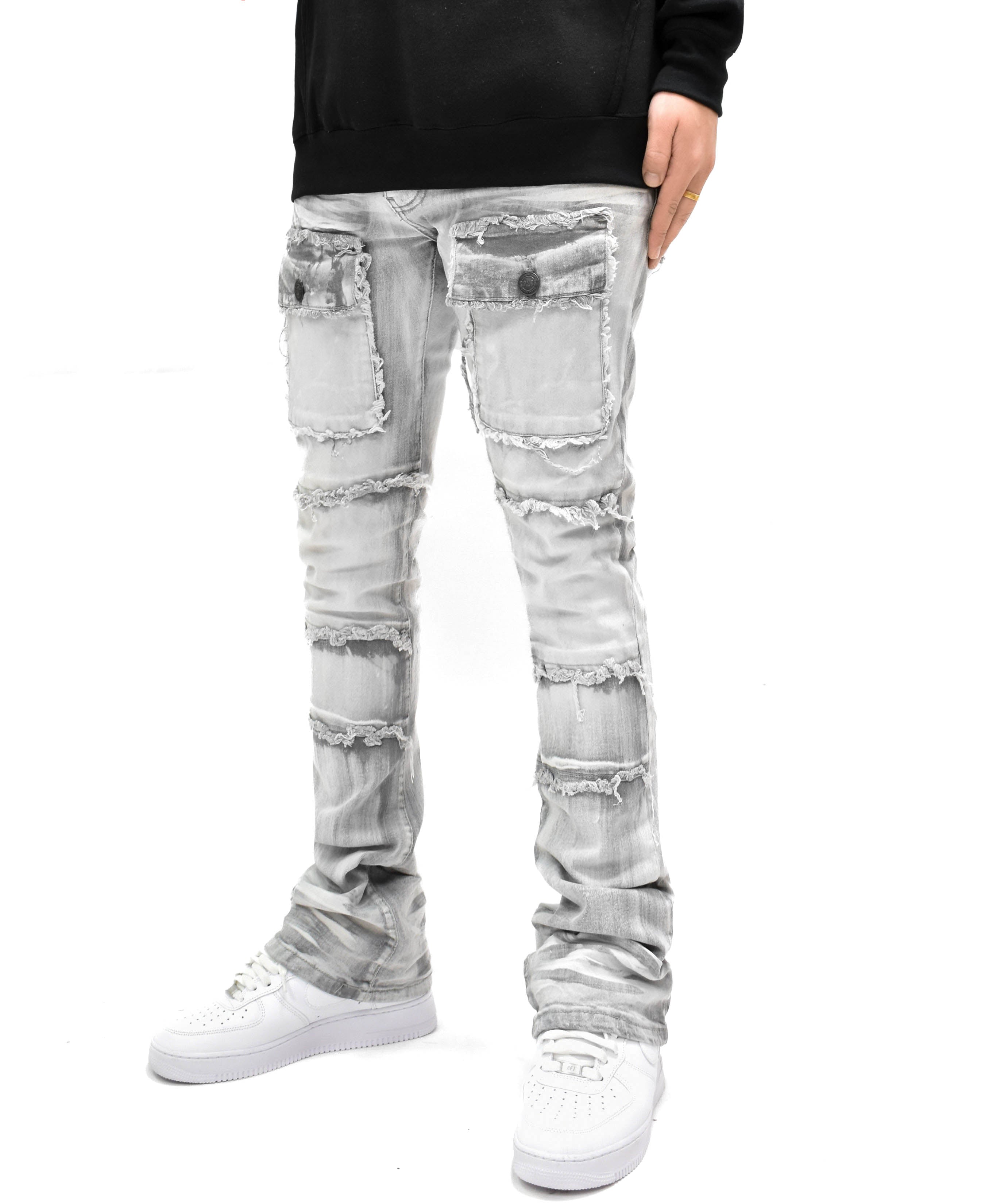 S3020 Pocket Stacked Denim