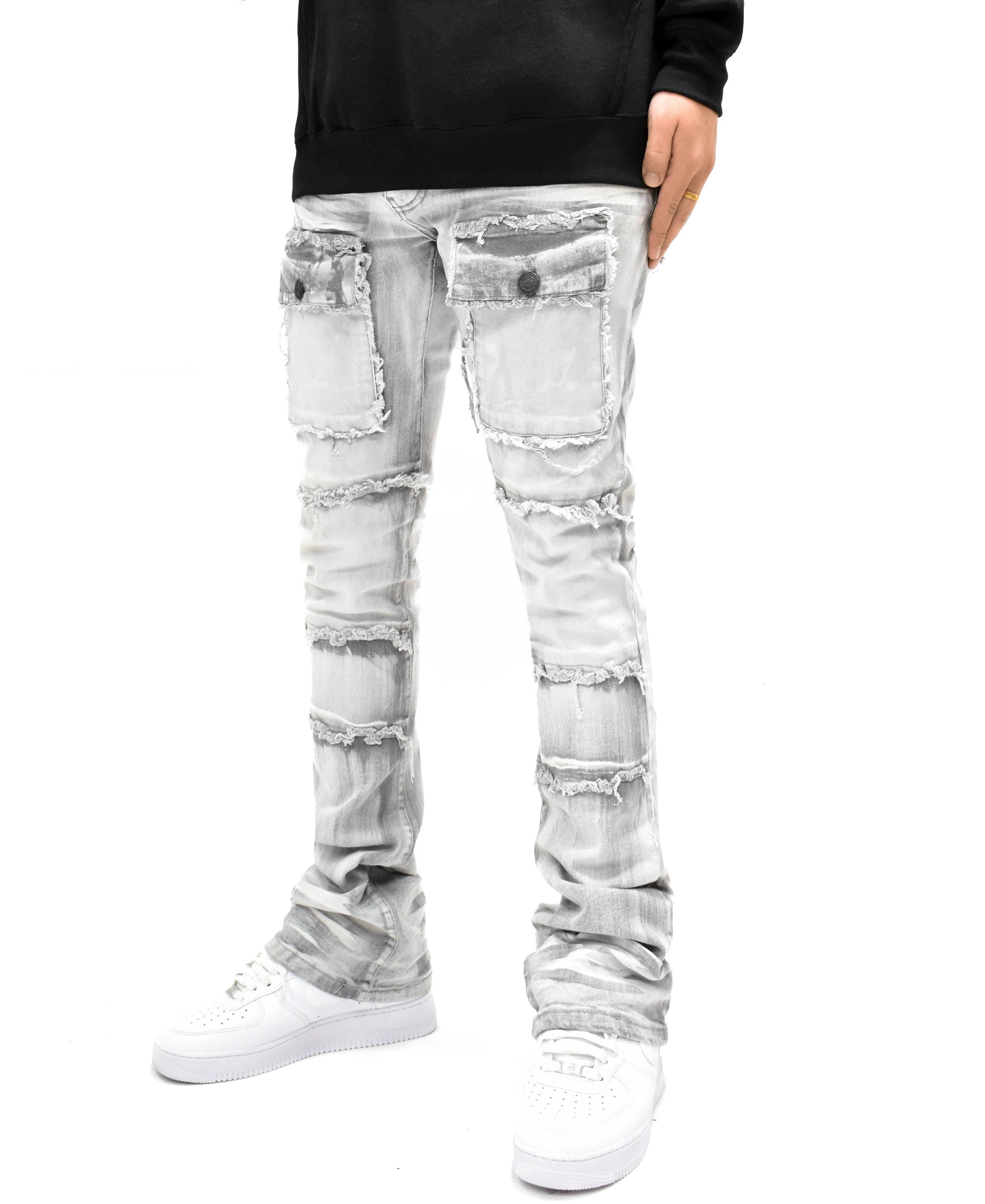S3020 Pocket Stacked Denim