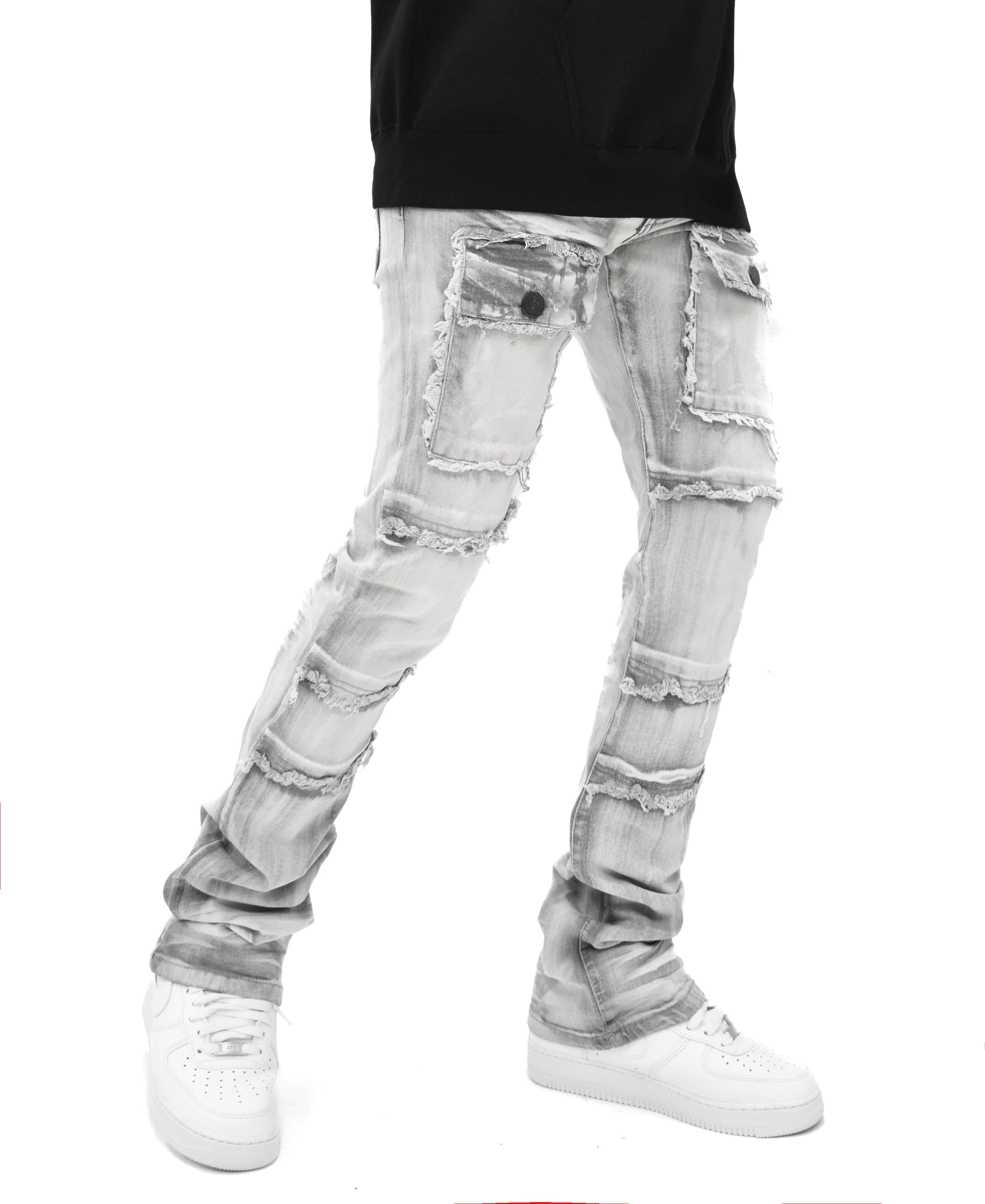 S3020 Pocket Stacked Denim