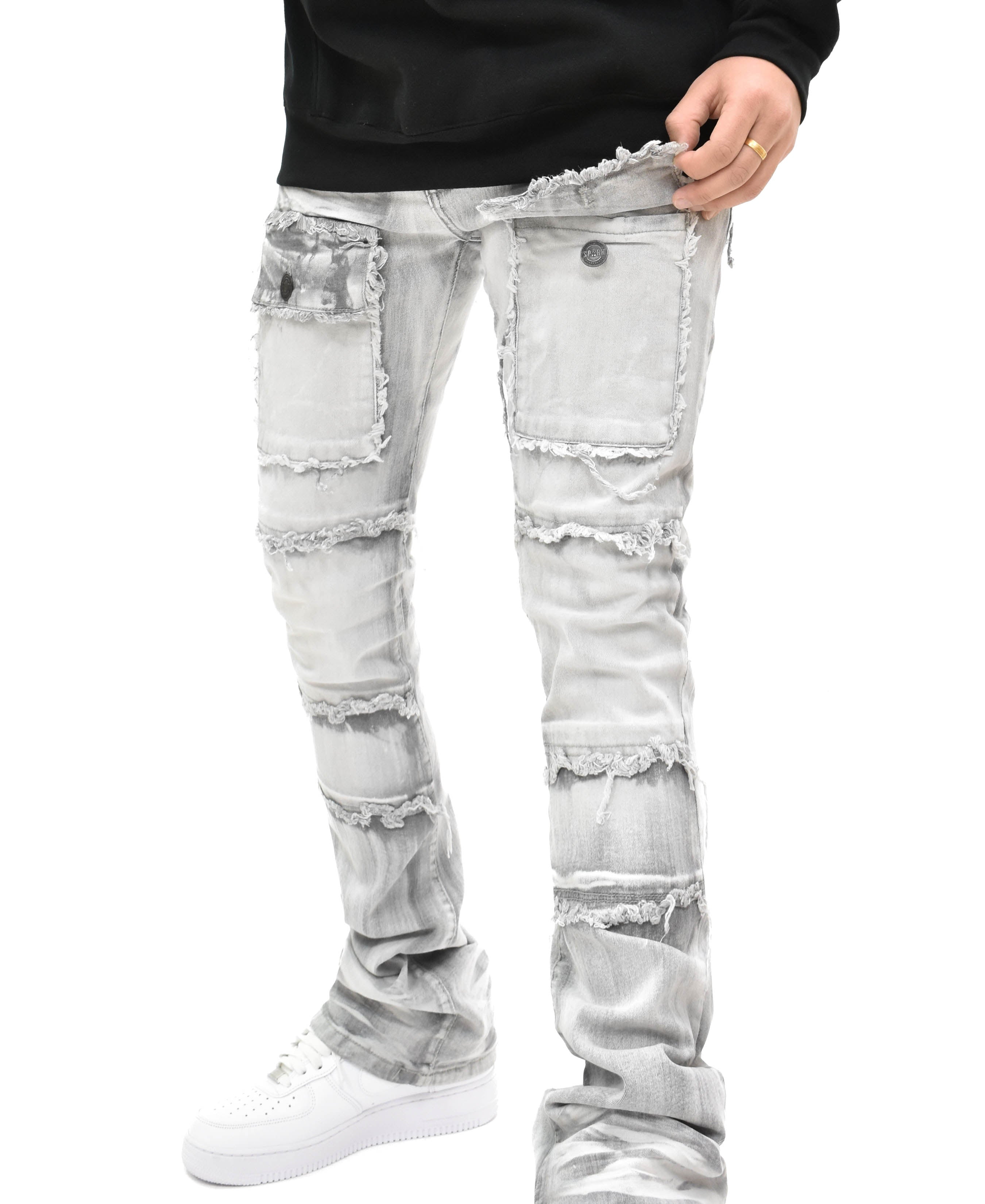 S3020 Pocket Stacked Denim