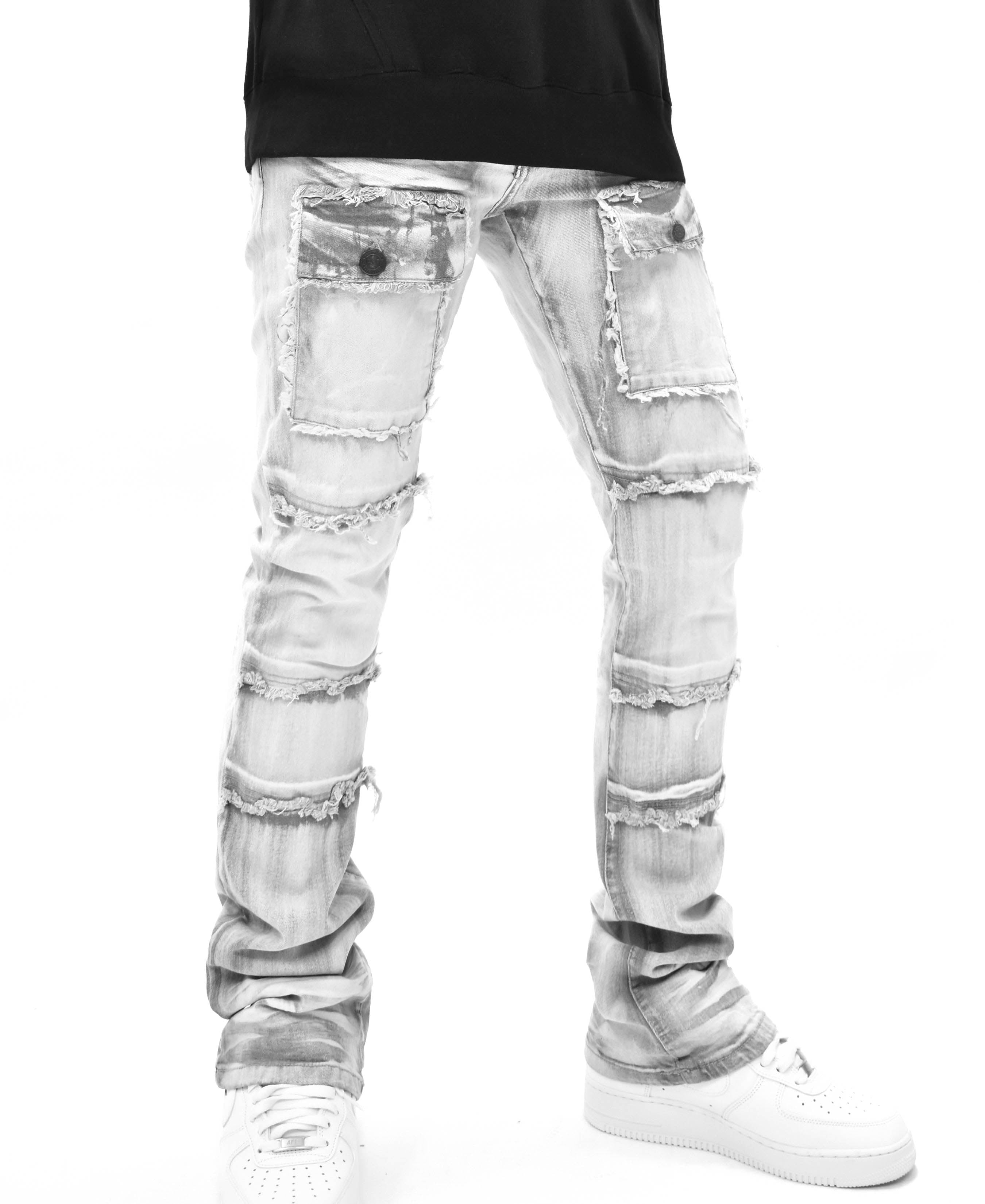 S3020 Pocket Stacked Denim