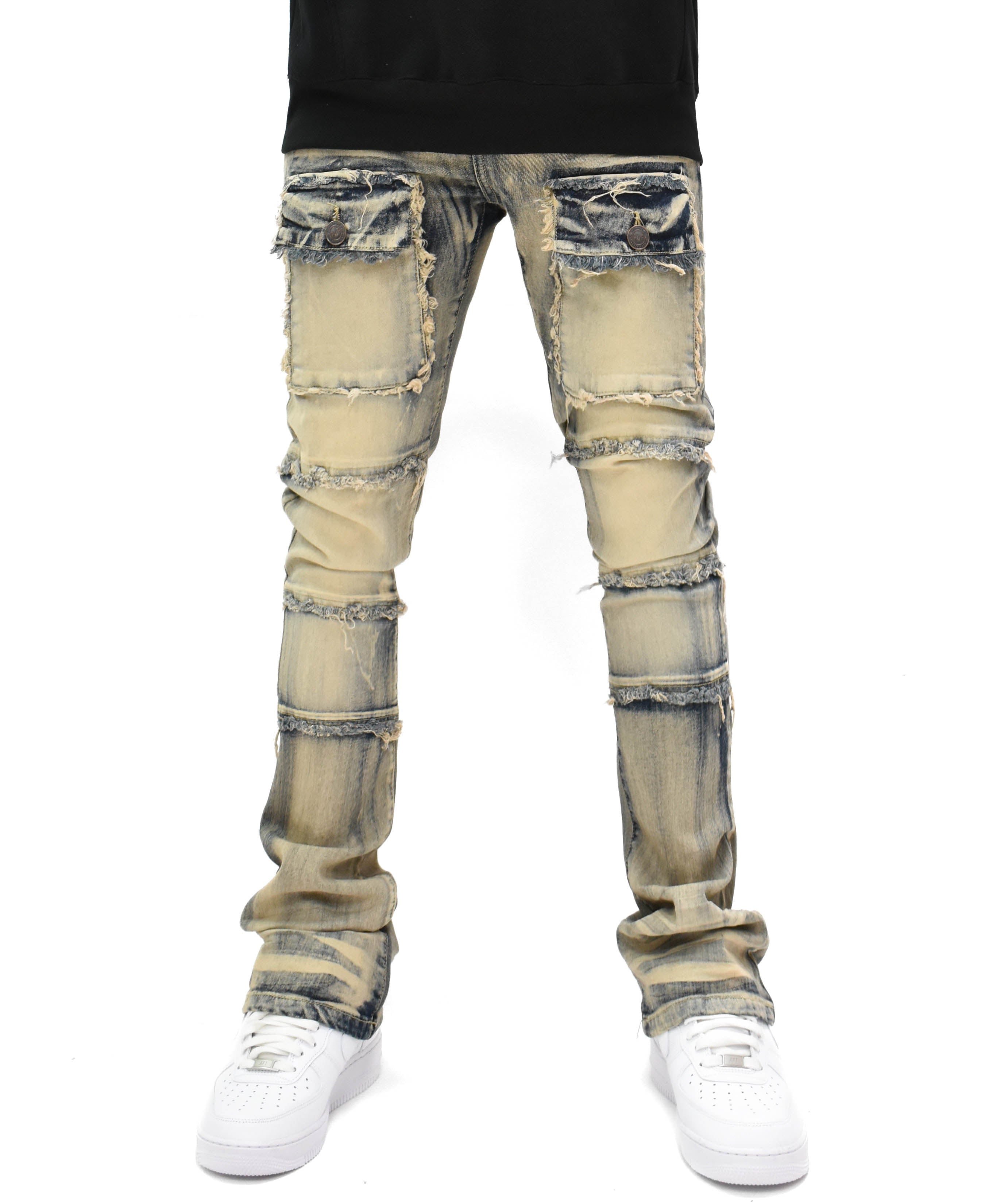 S3020 Pocket Stacked Denim