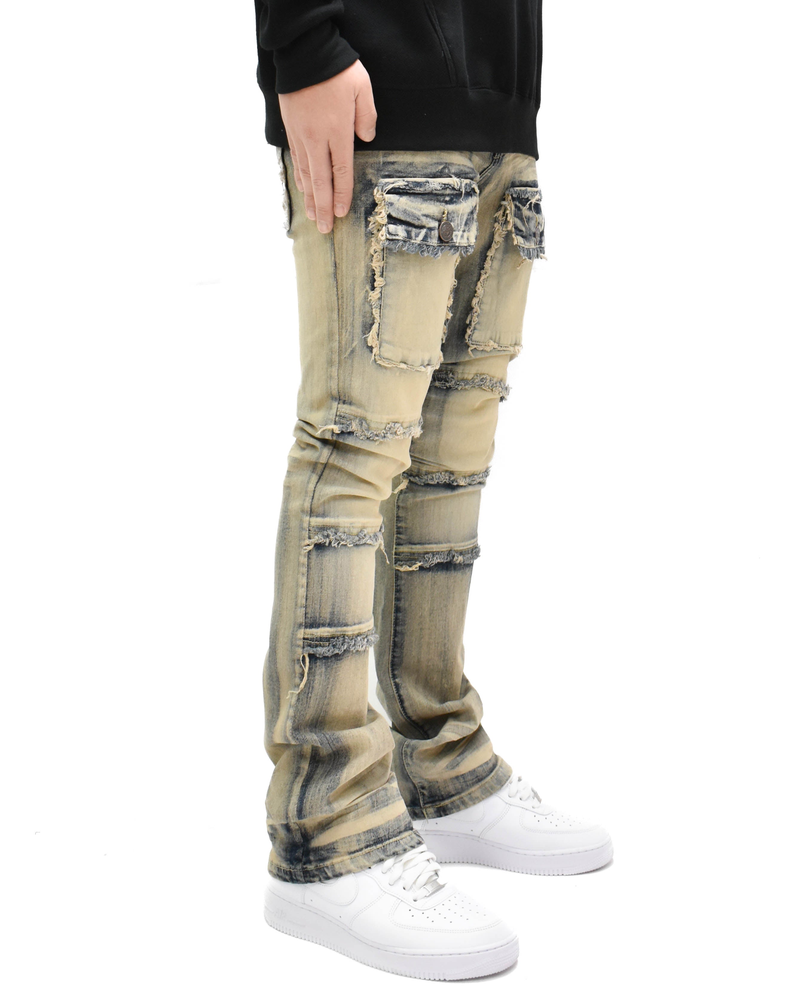 S3020 Pocket Stacked Denim