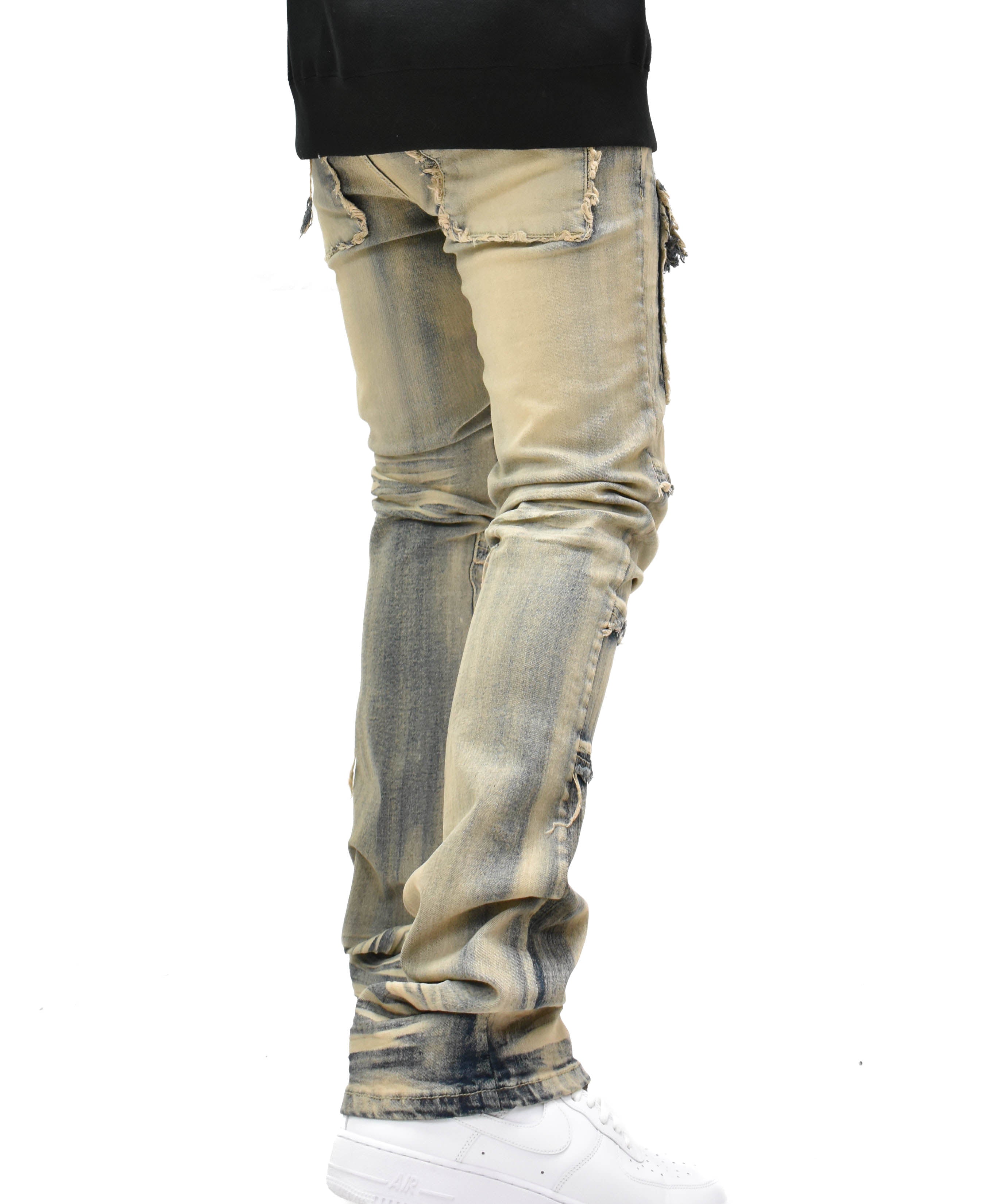 S3020 Pocket Stacked Denim