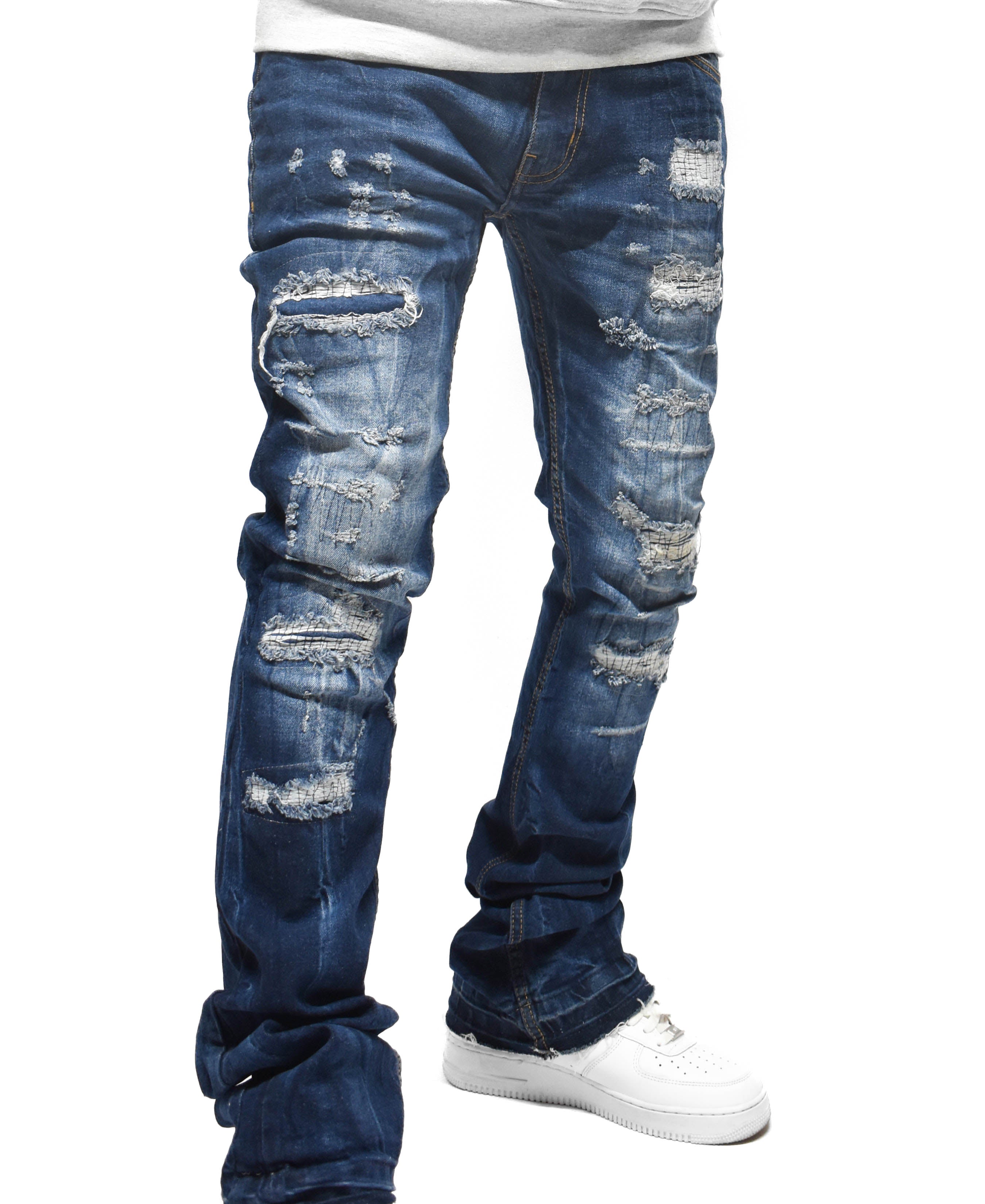 FW33893 Distressed Denim