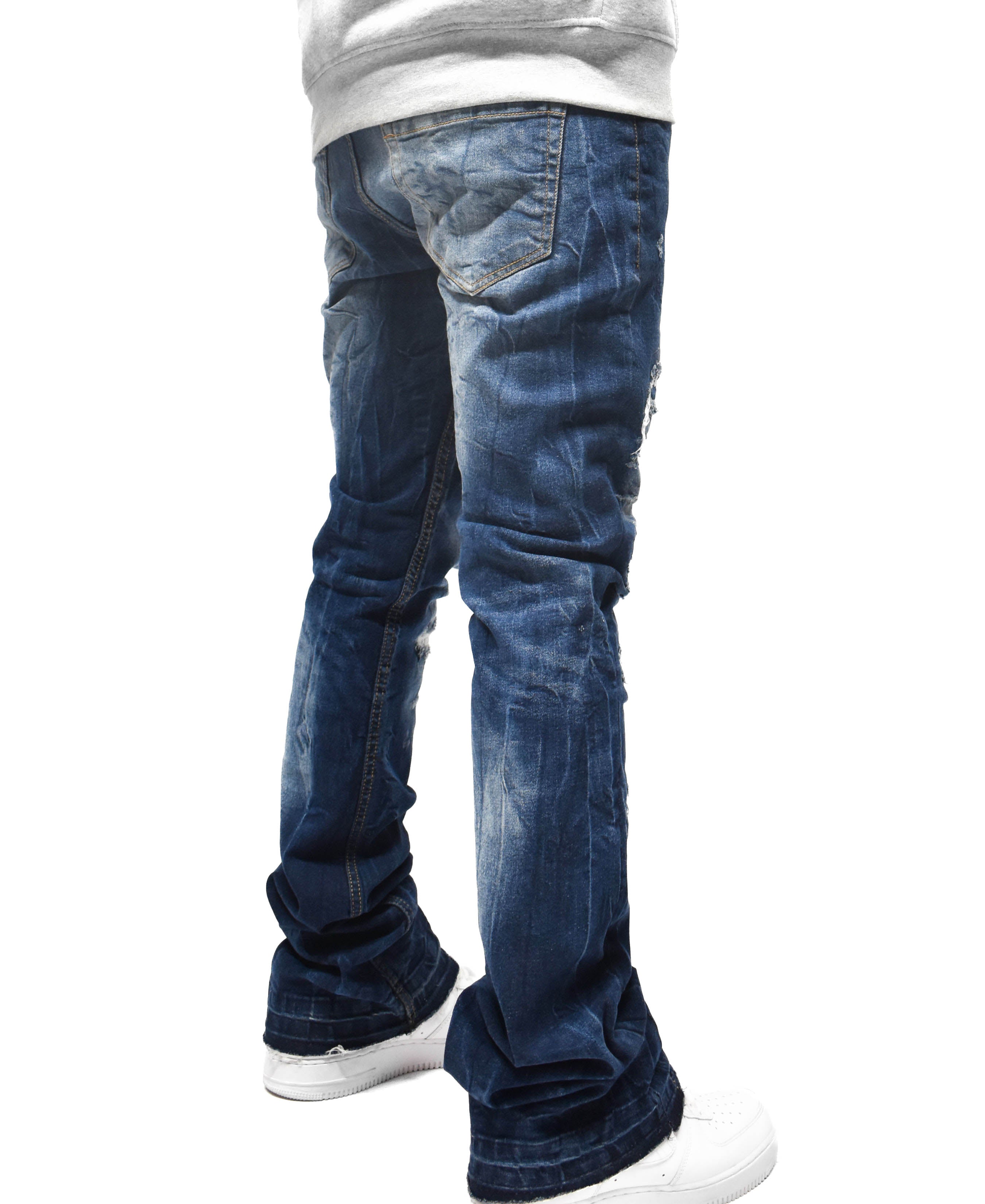 FW33893 Distressed Denim