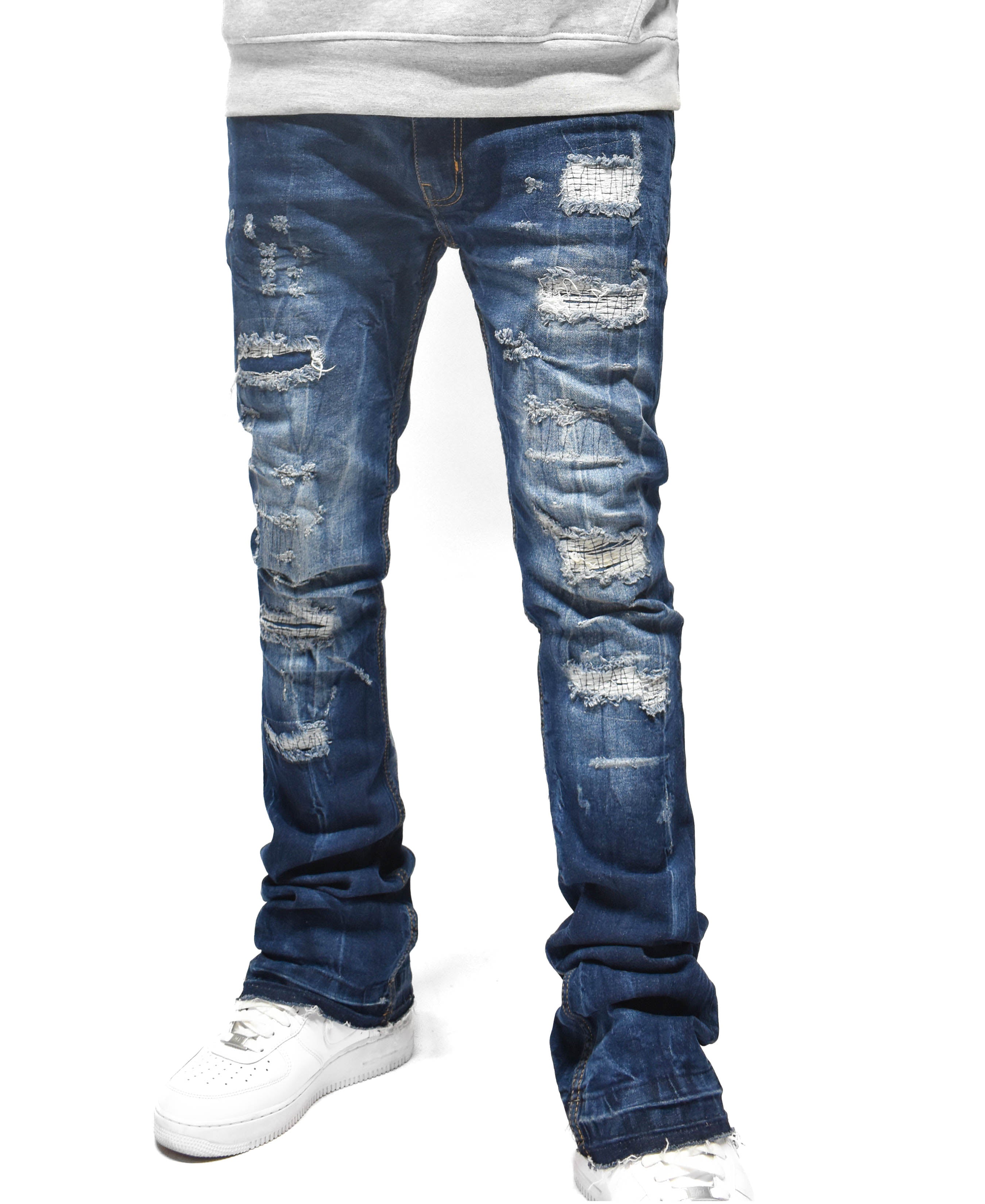 FW33893 Distressed Denim