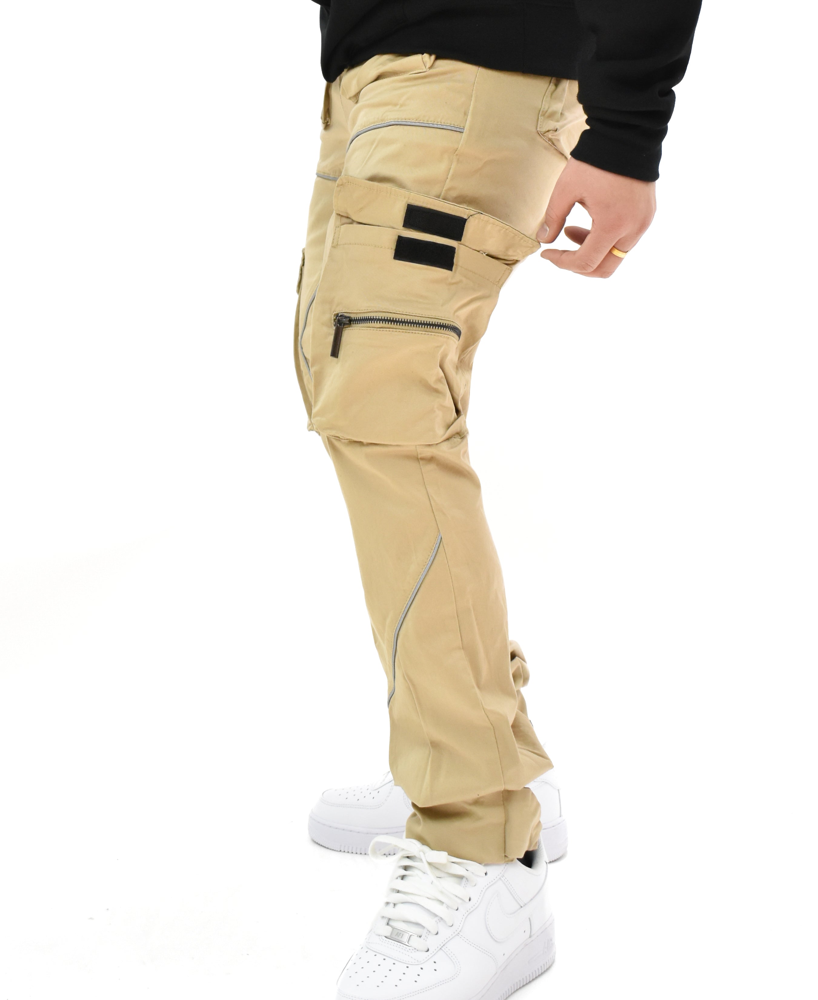D2002 Reflective Cargo Joggers