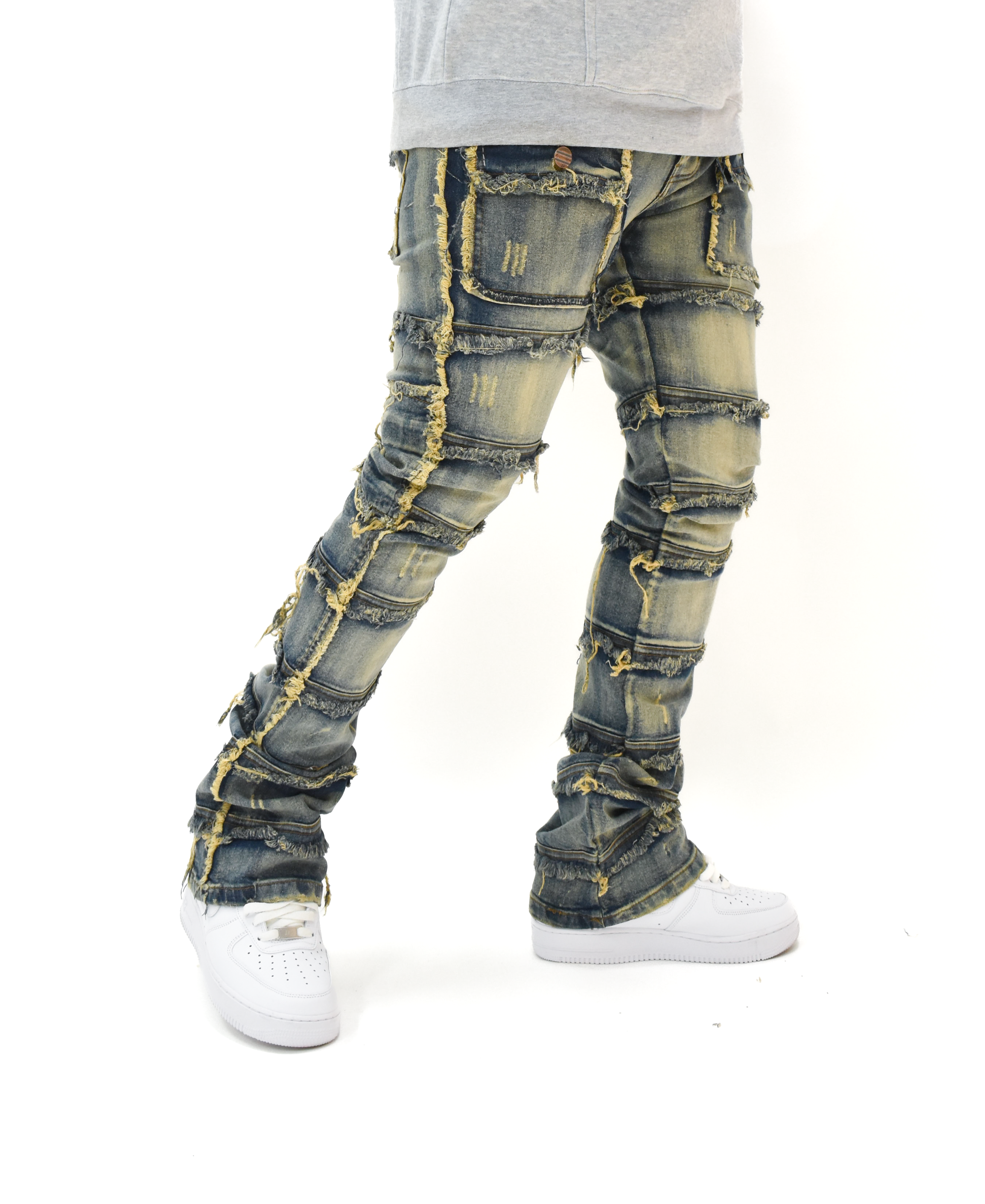 FW33958 Thread Stacked Denim
