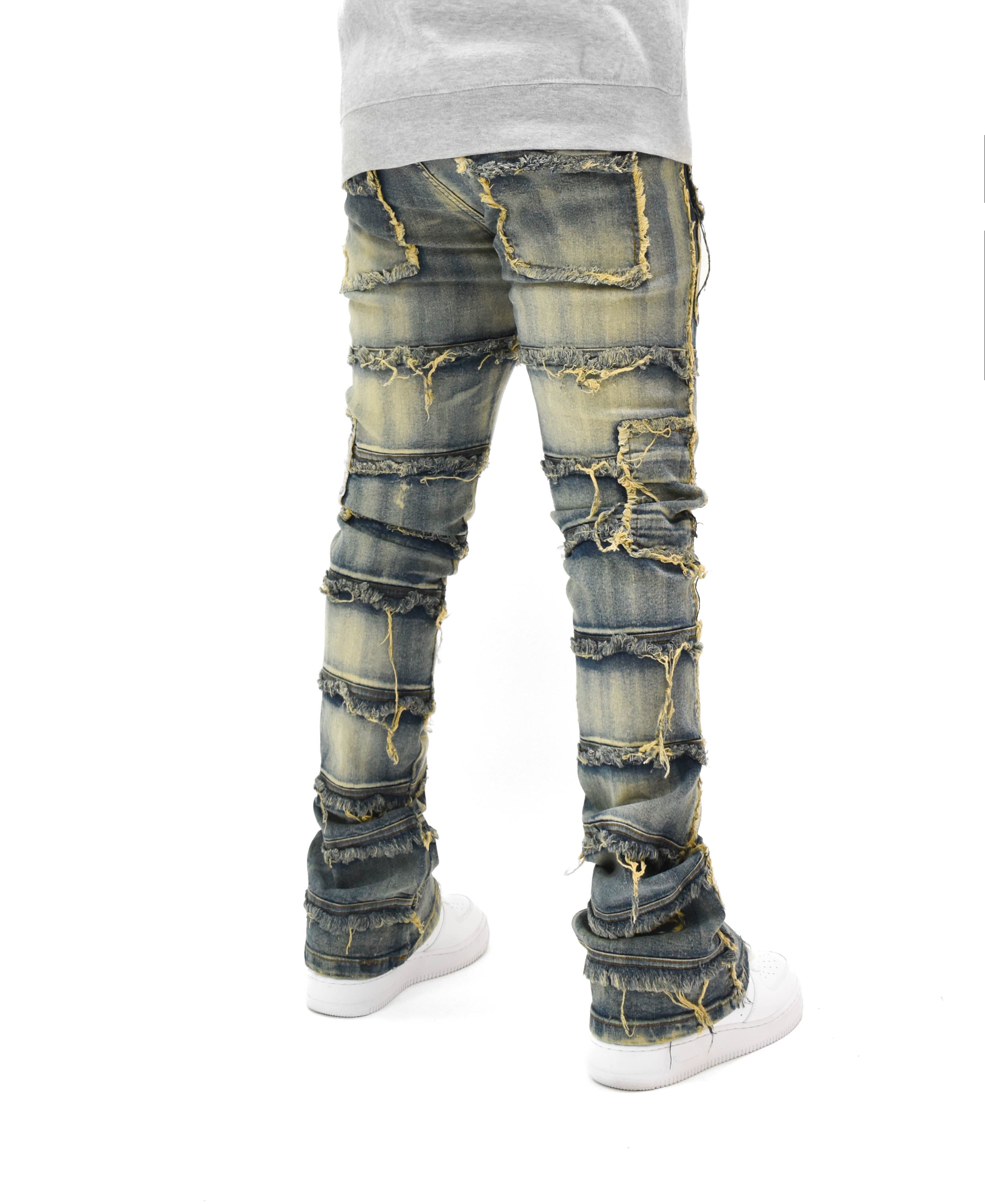 FW33958 Thread Stacked Denim