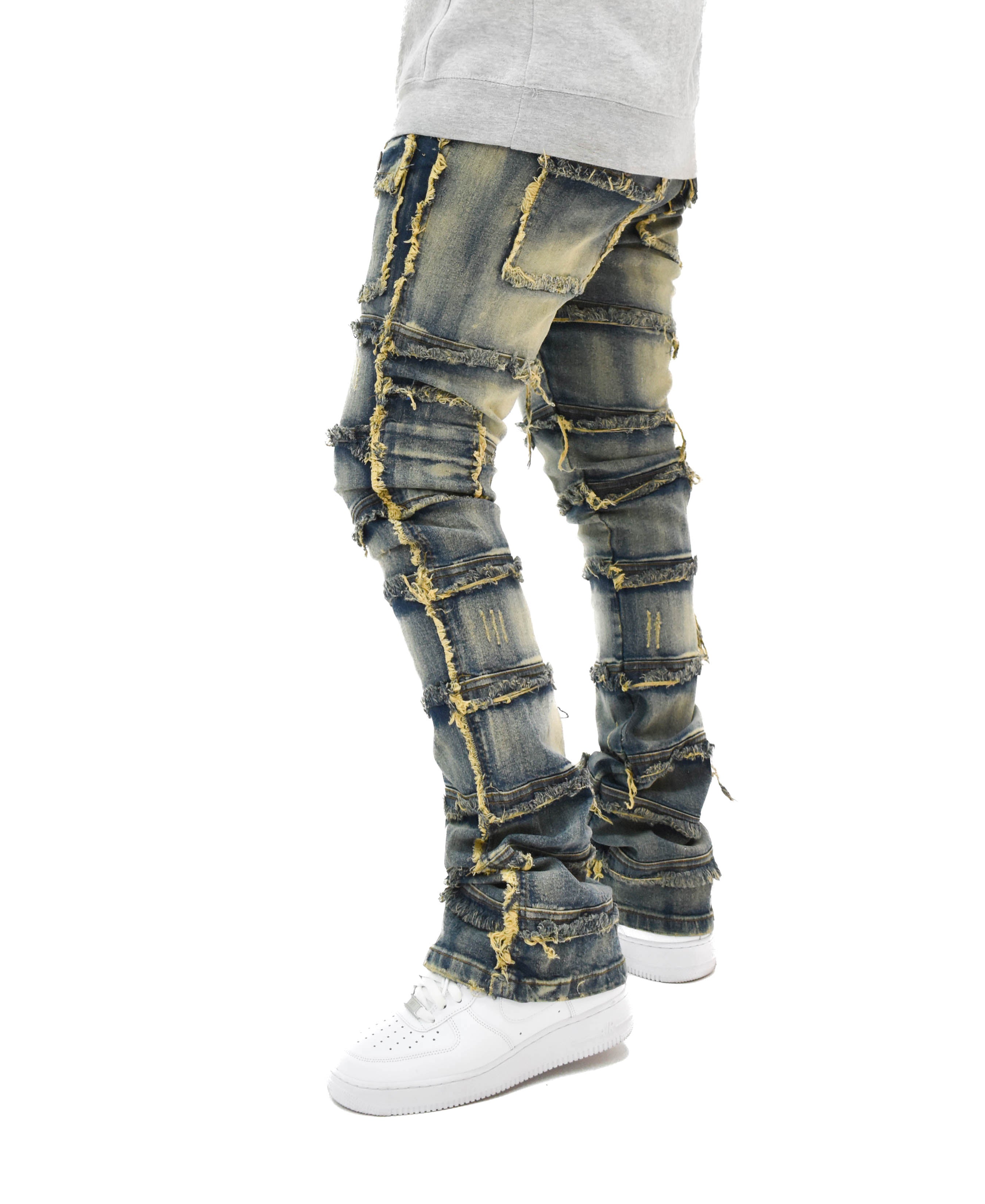FW33958 Thread Stacked Denim