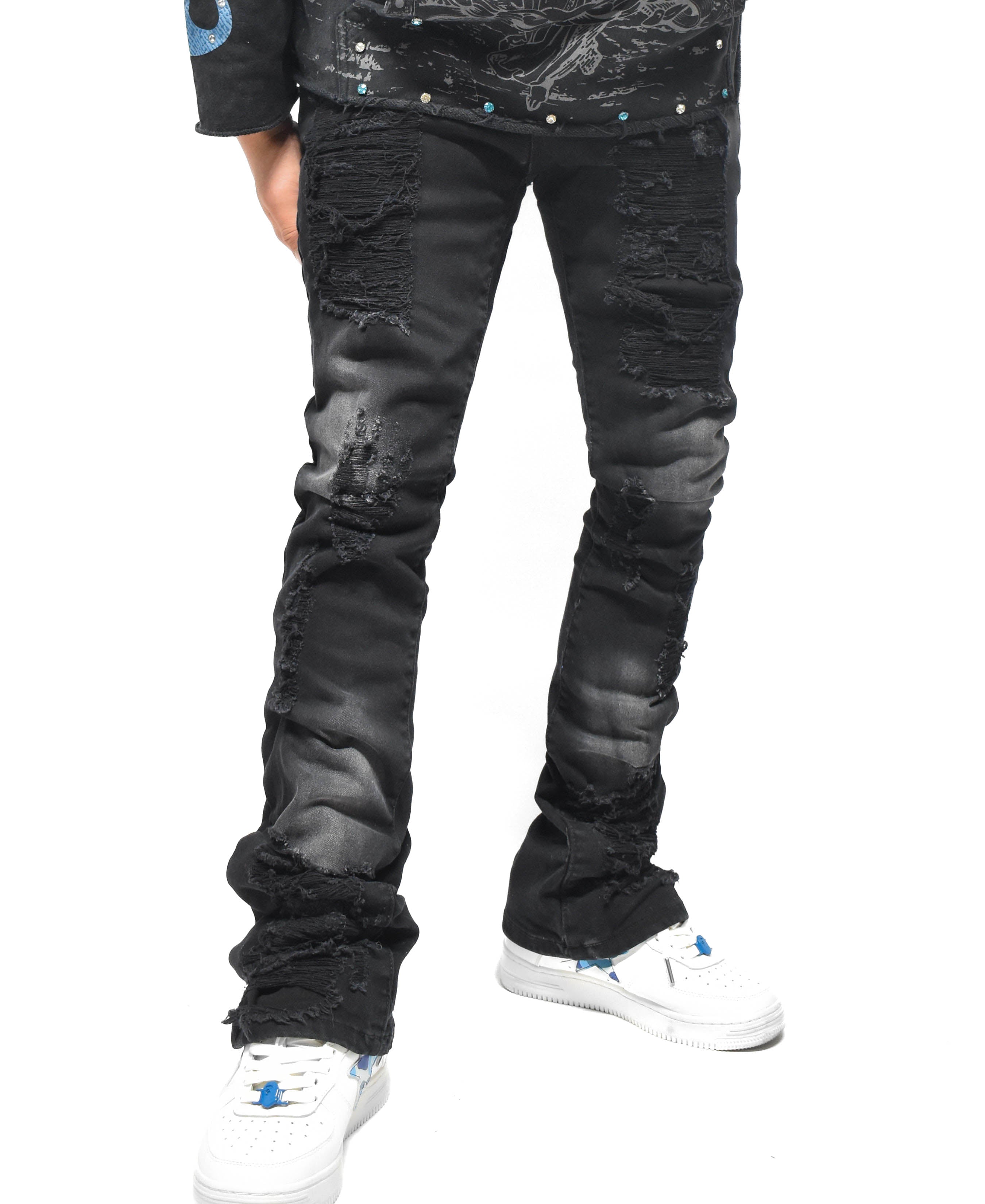 S5504 Distressed Denim