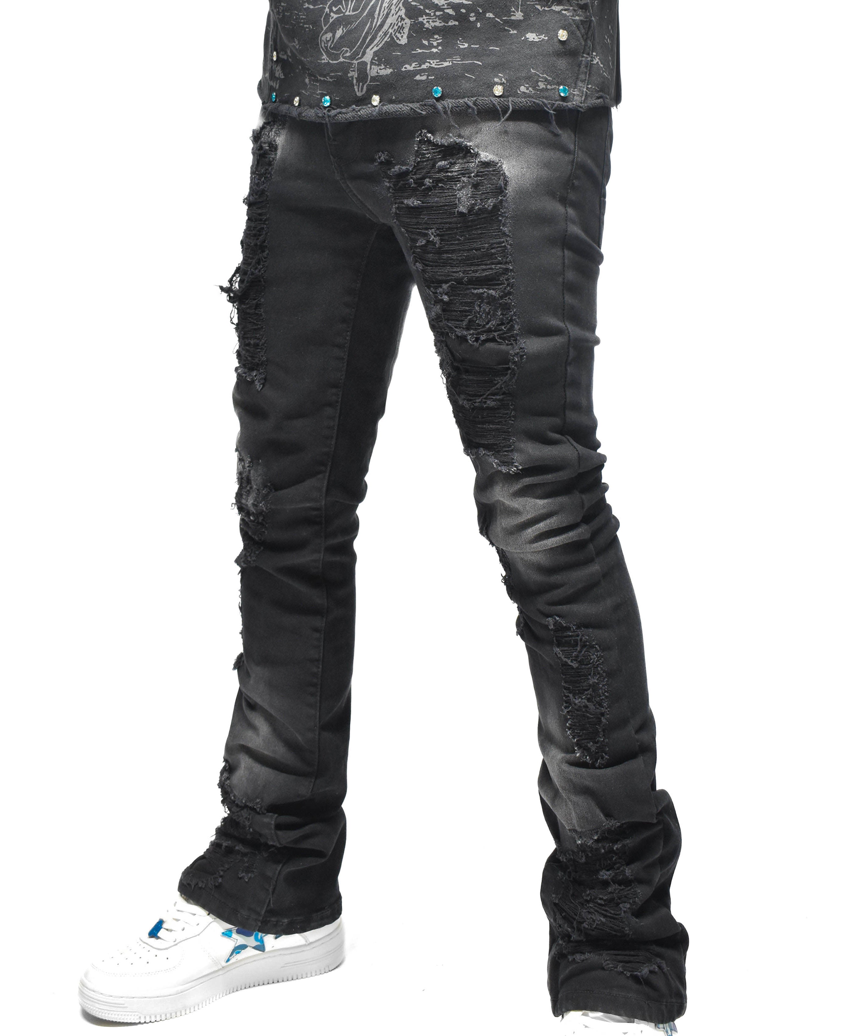 S5504 Distressed Denim