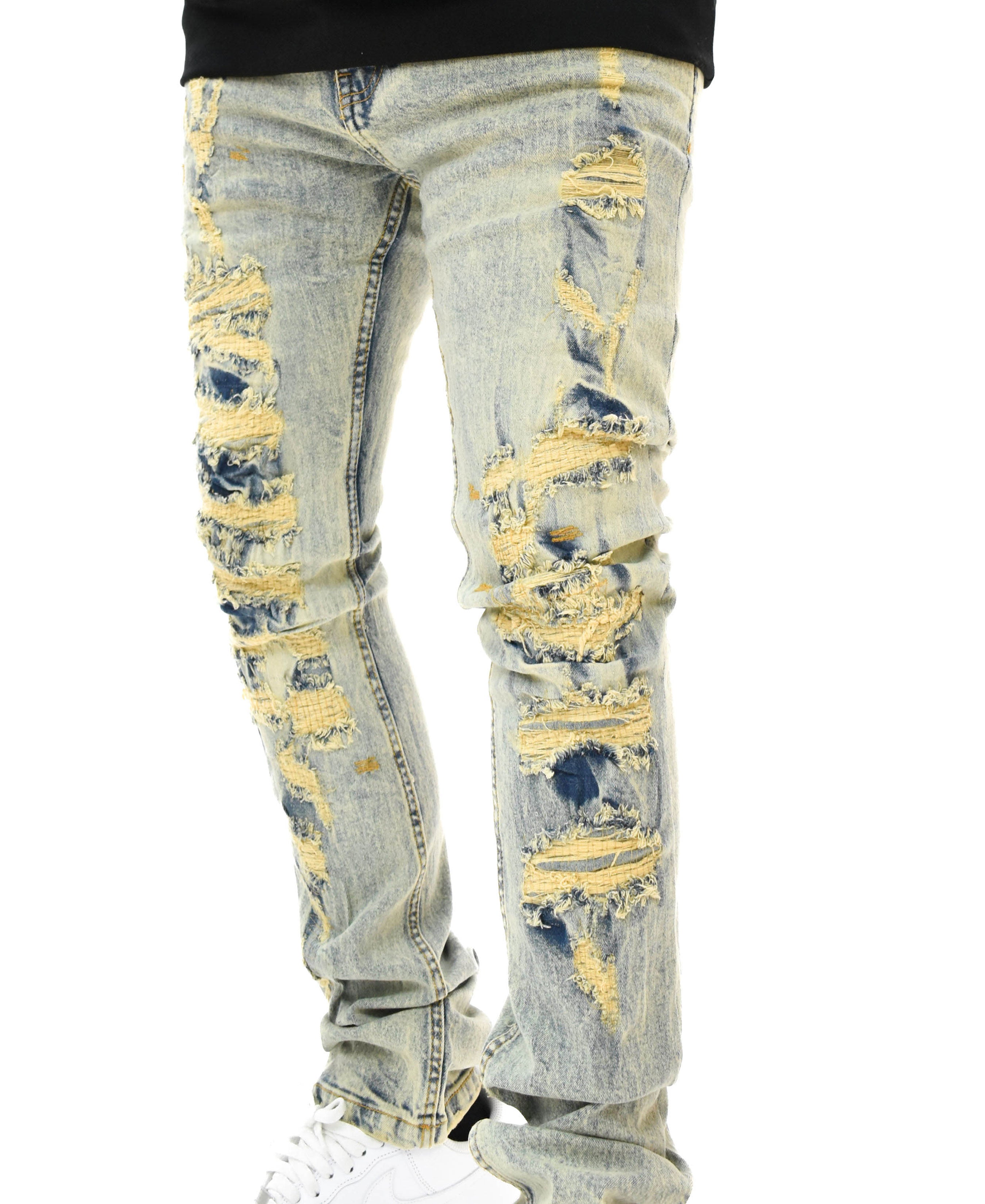 FW33063 Distressed Denim