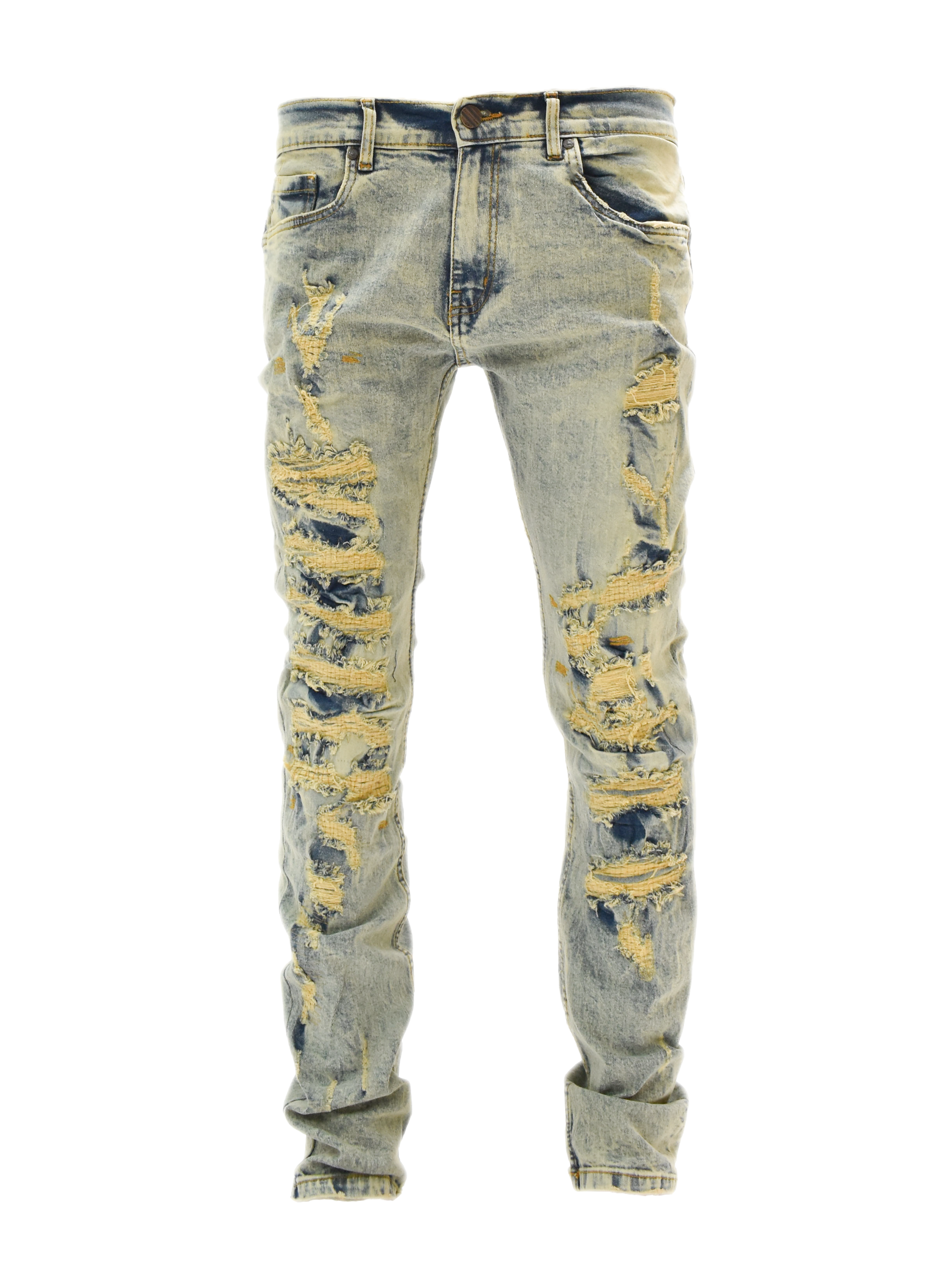 FW330063 Distressed Denim
