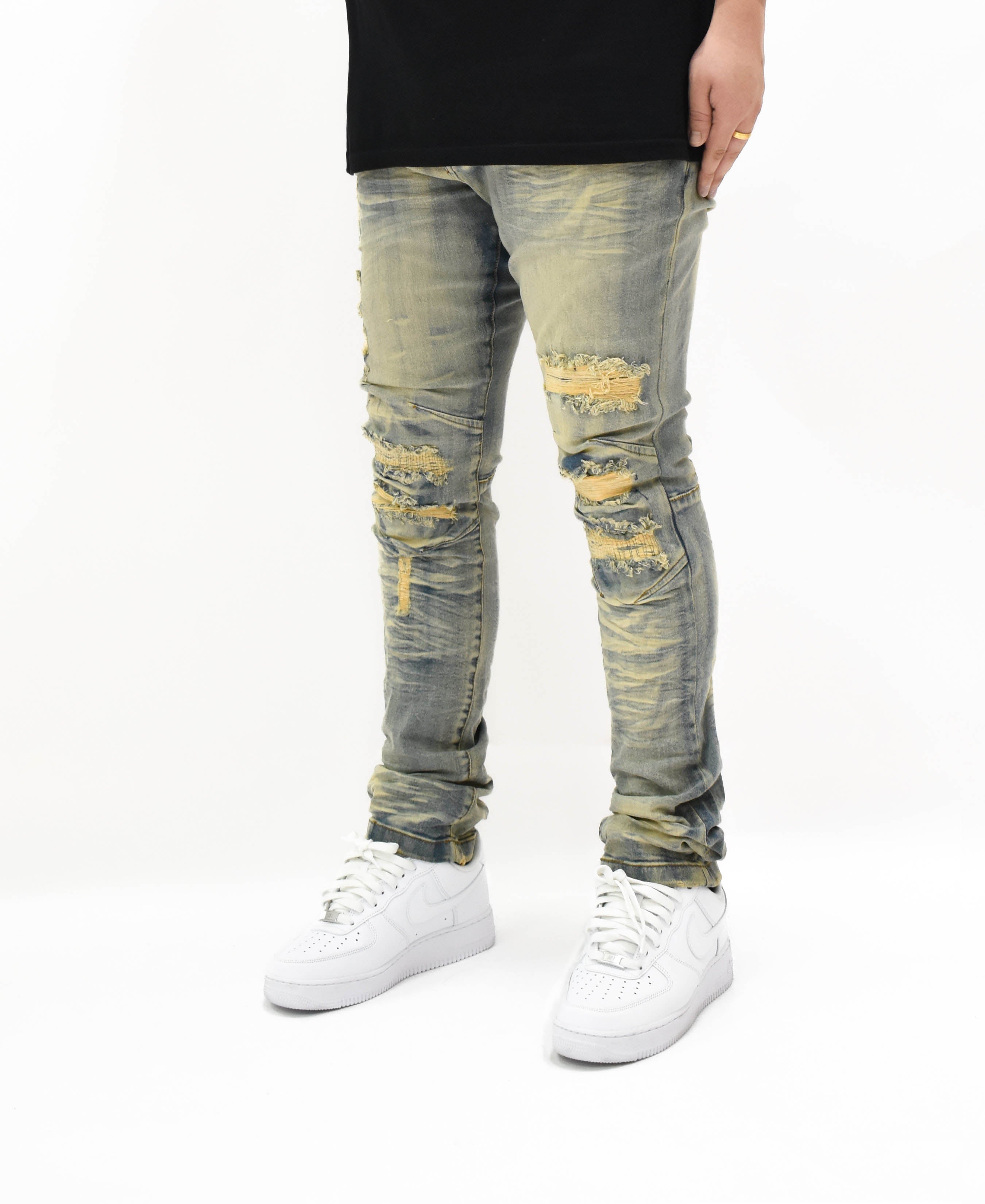 FW33484 Creased Denim