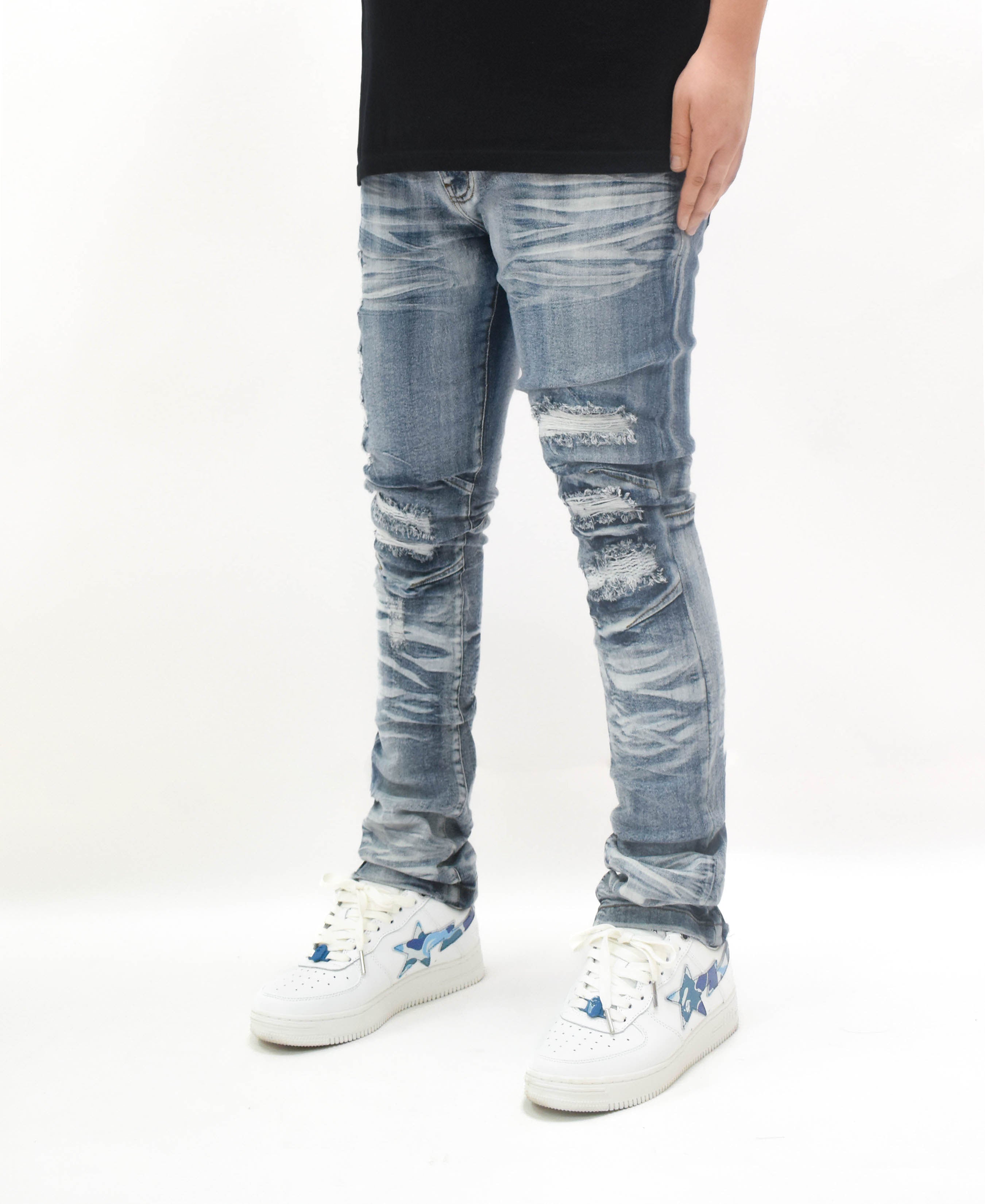 FW33484 Creased Denim