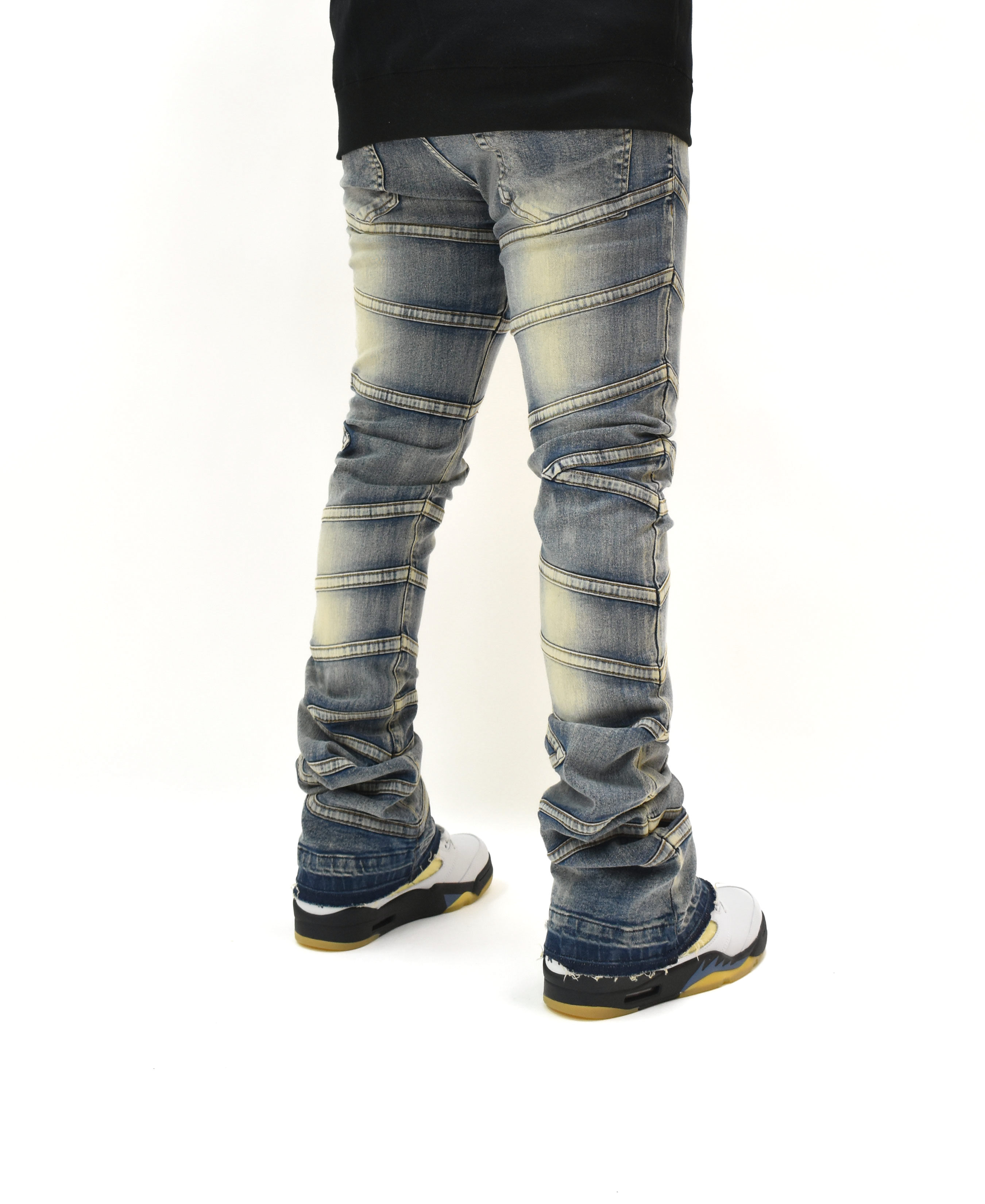 FW33894 Striped Stacked Denim