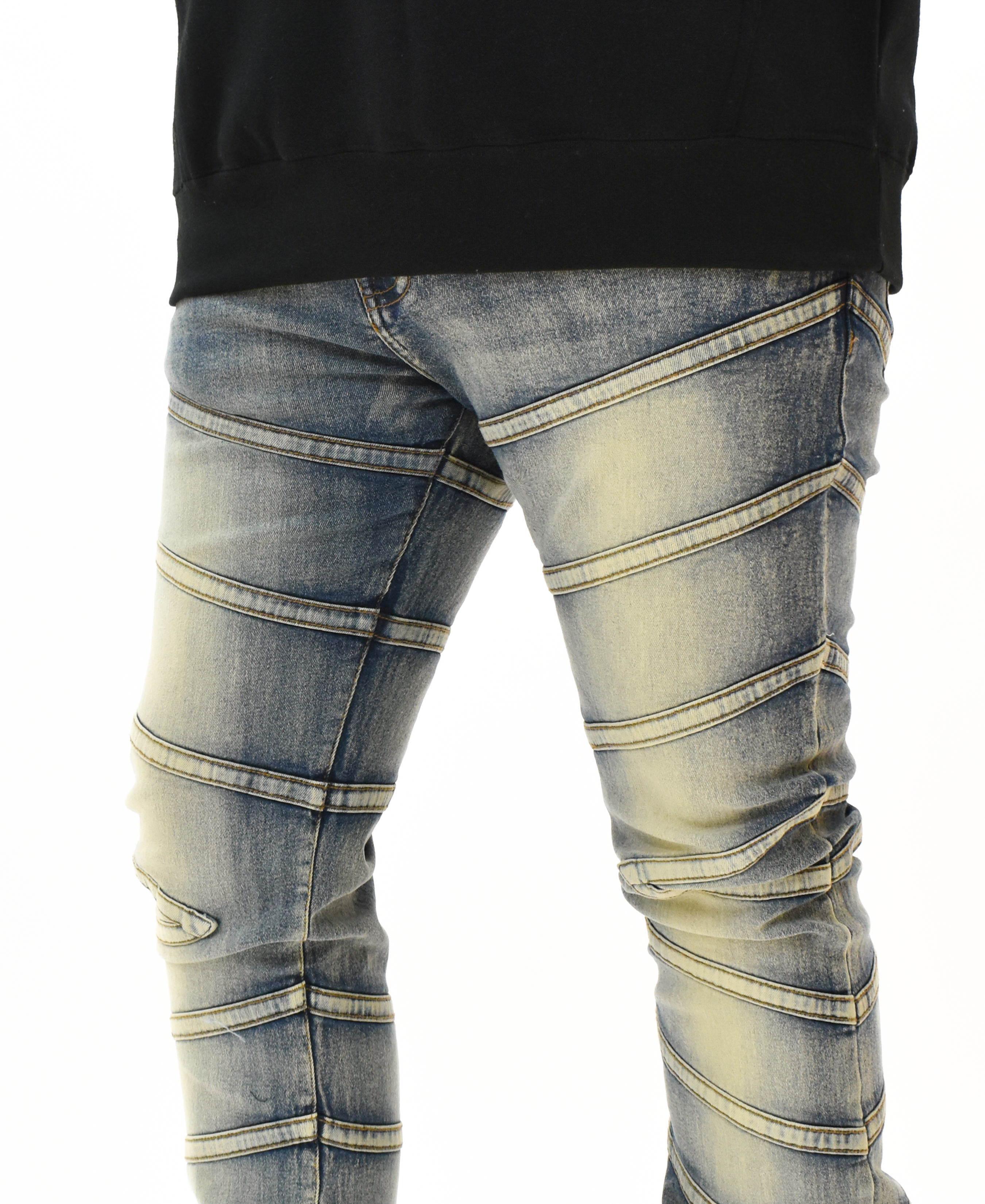 FW33894 Striped Stacked Denim