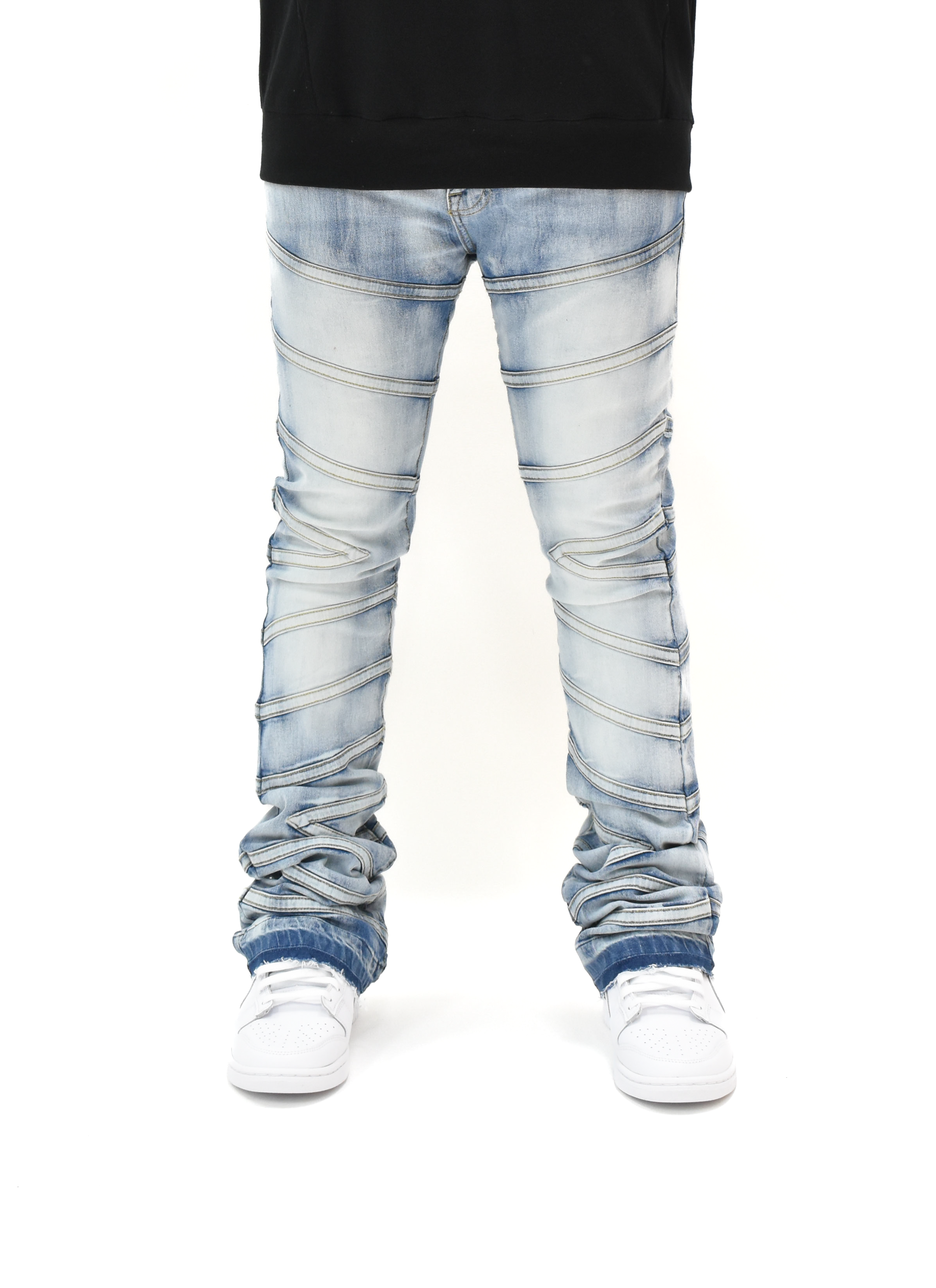 FW33894 Striped Stacked Denim