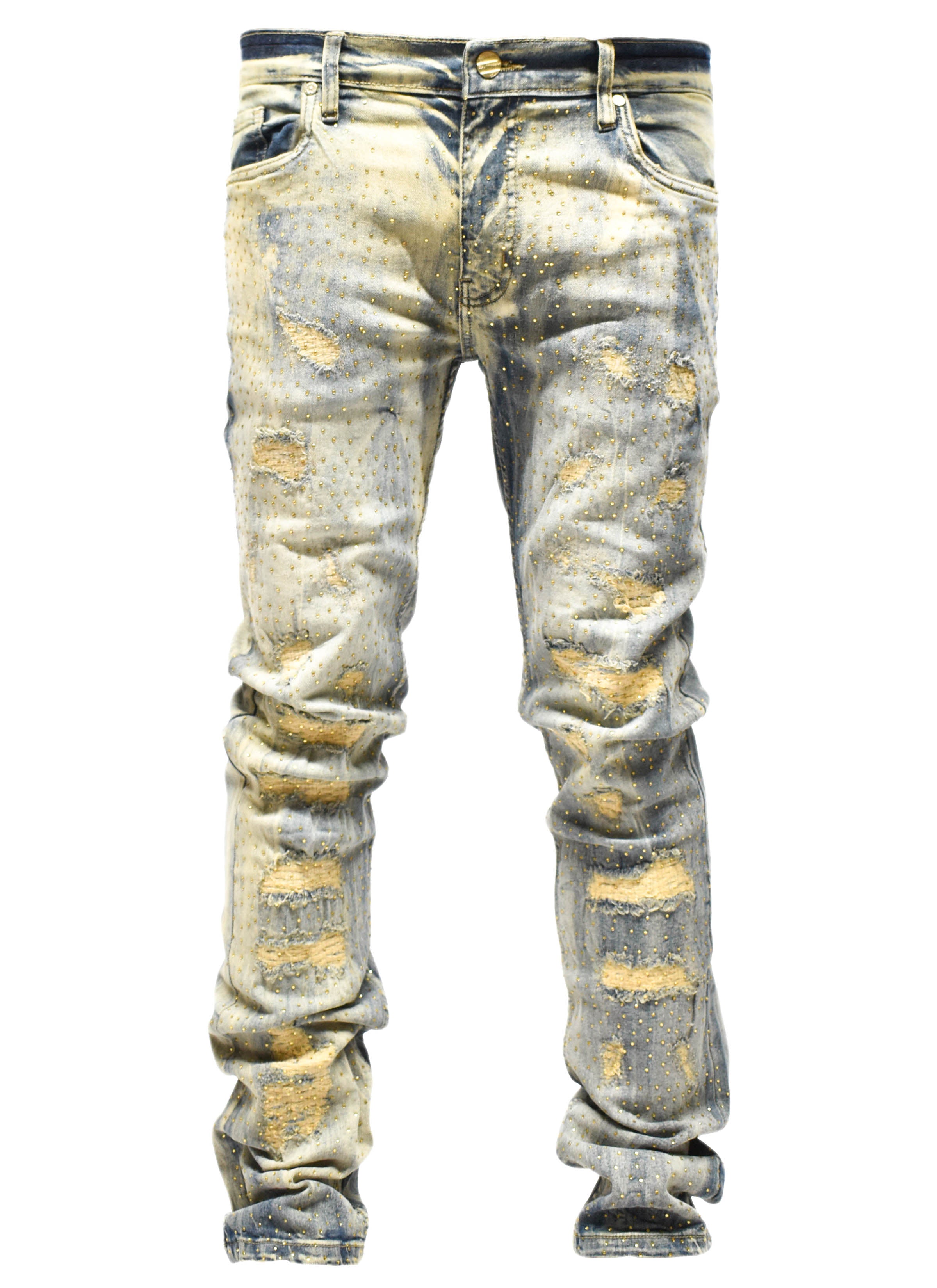 FW33293 Ripped Stone Denim