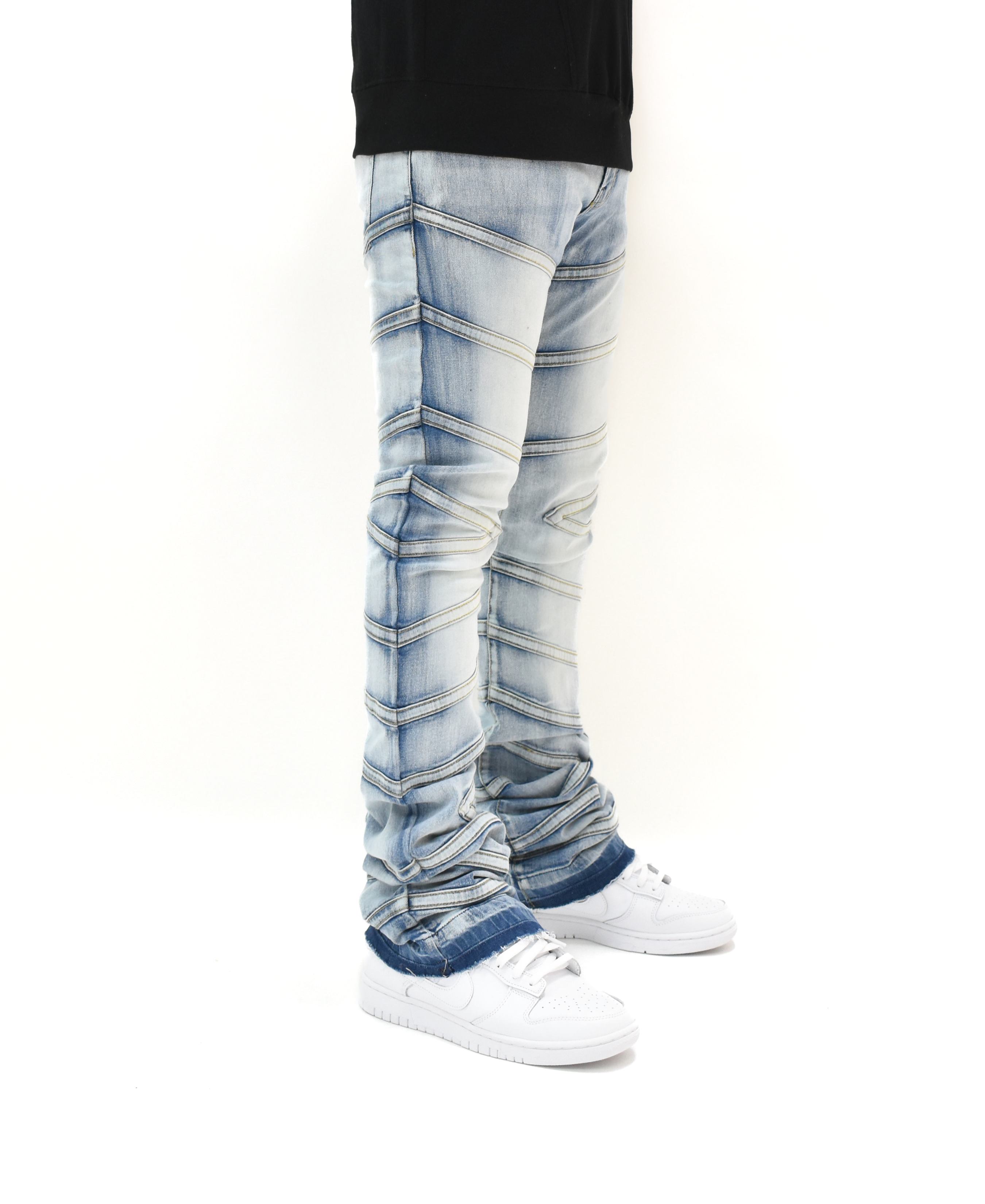 FW33894 Striped Stacked Denim
