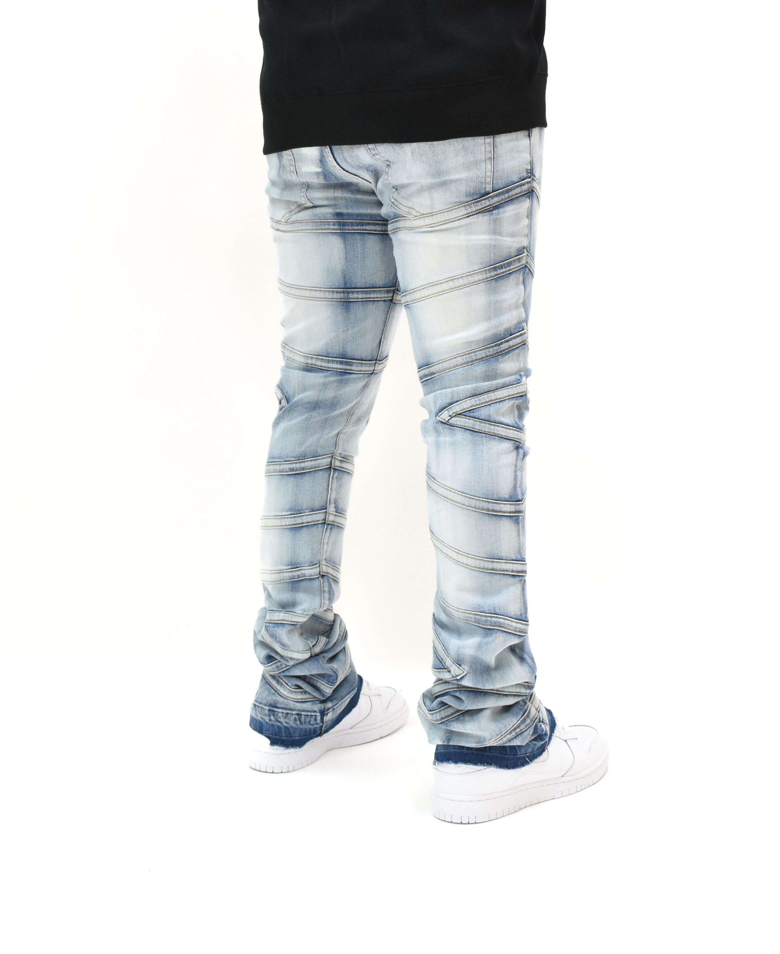 FW33894 Striped Stacked Denim