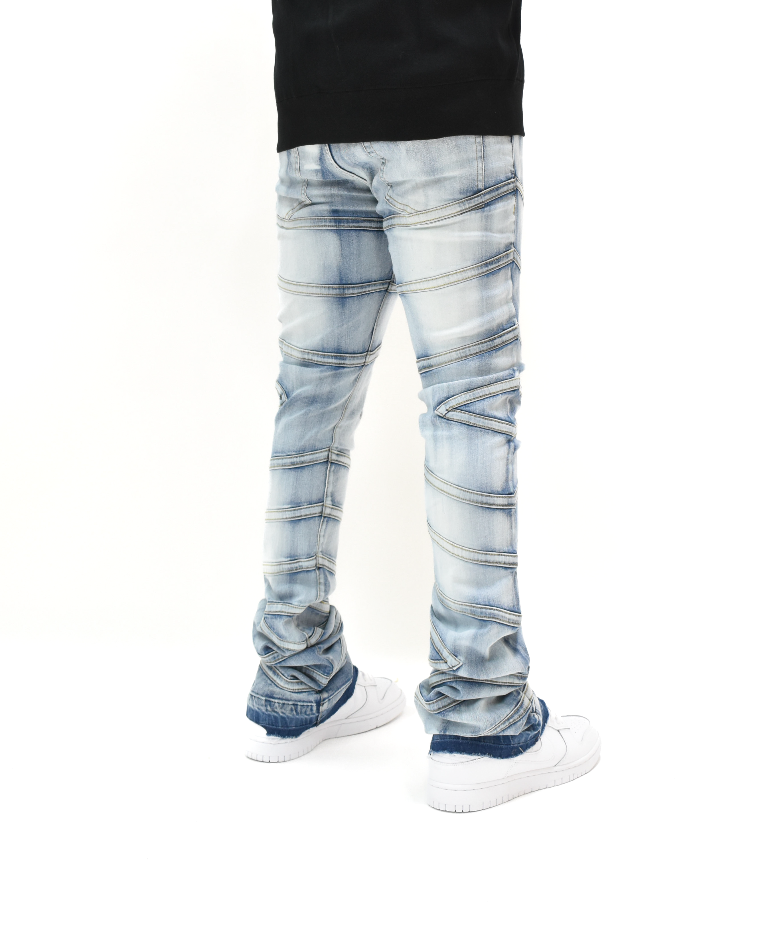 FW33894 Striped Stacked Denim