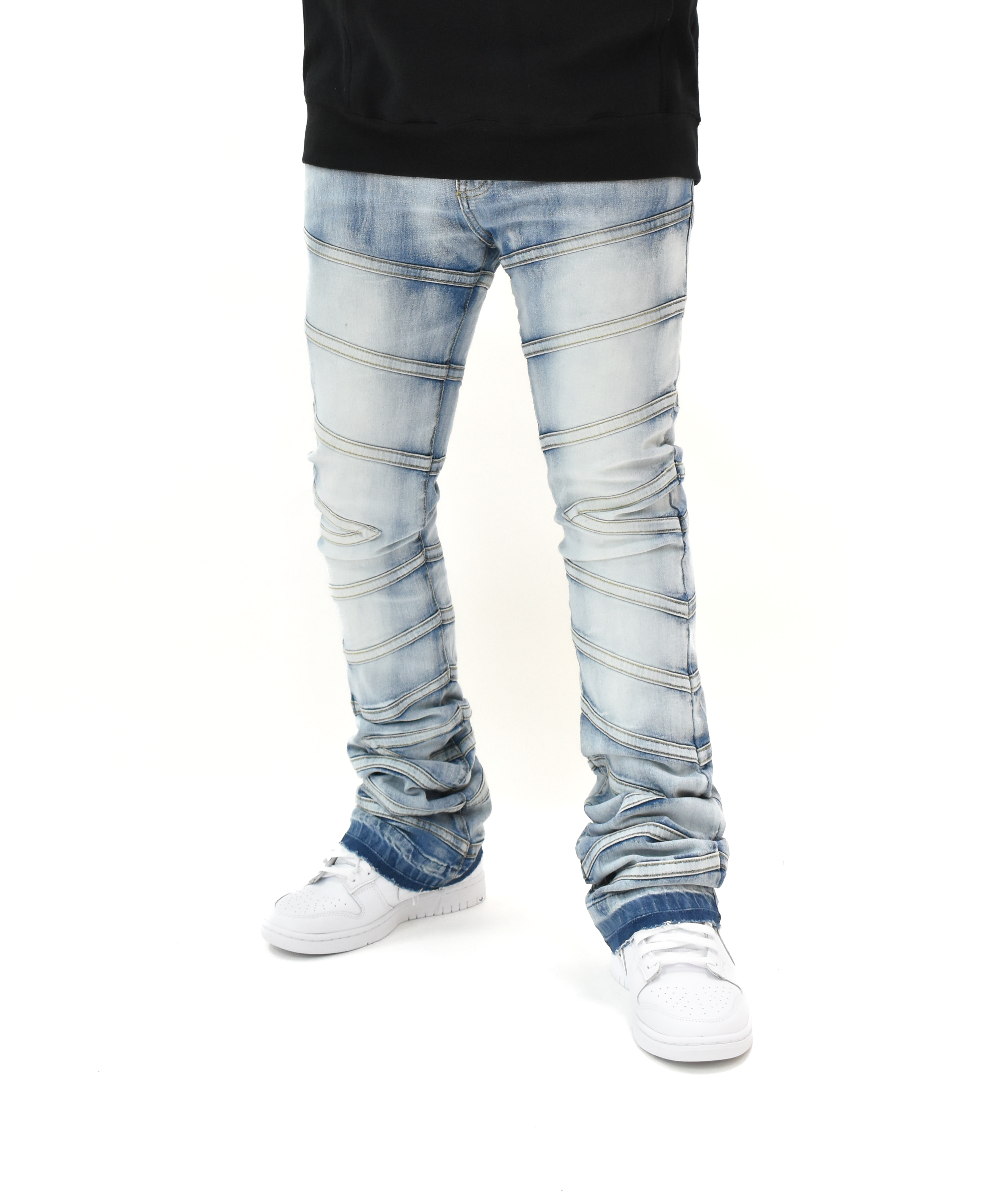 FW33894 Striped Stacked Denim