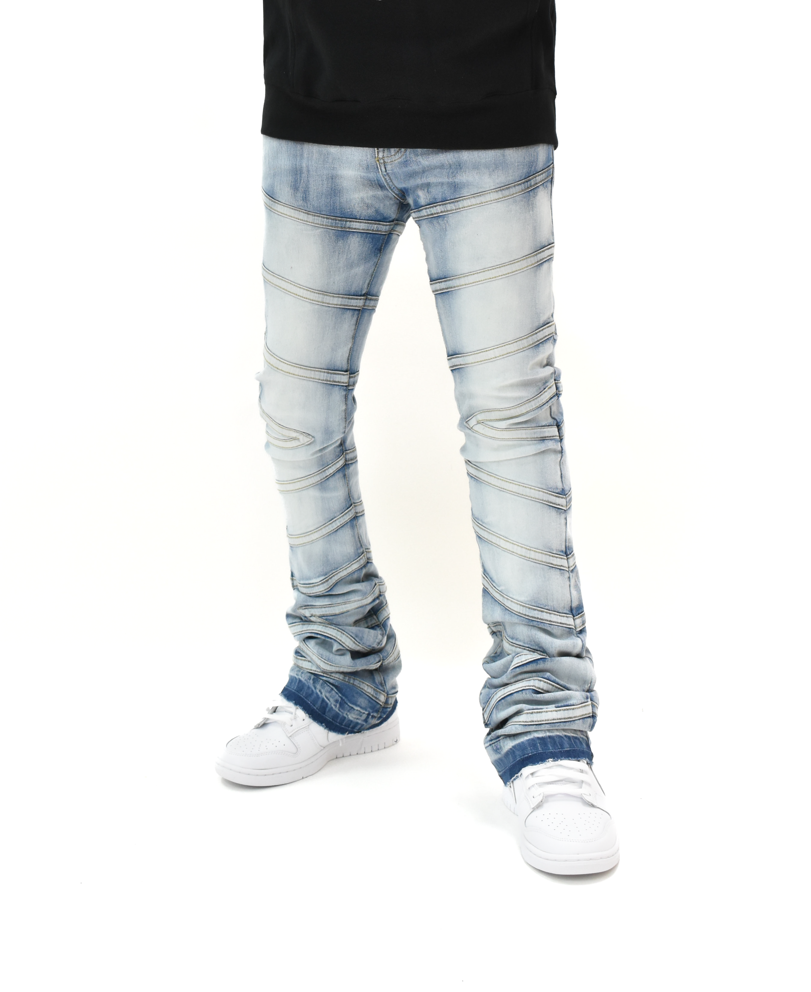 FW33894 Striped Stacked Denim