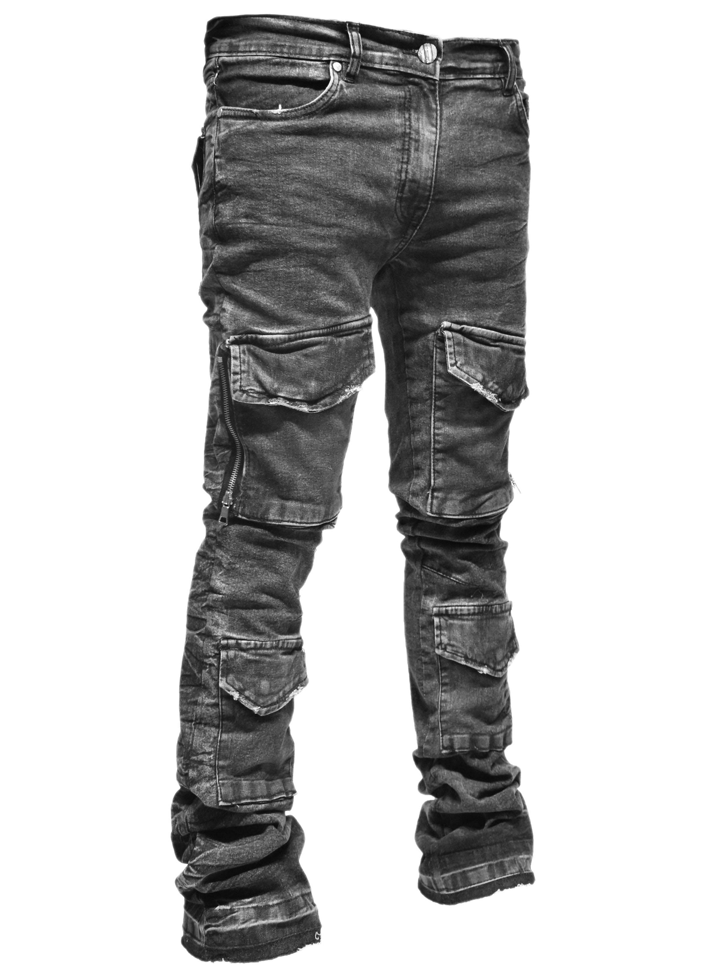 FW33288 Pocket Stacked Denim