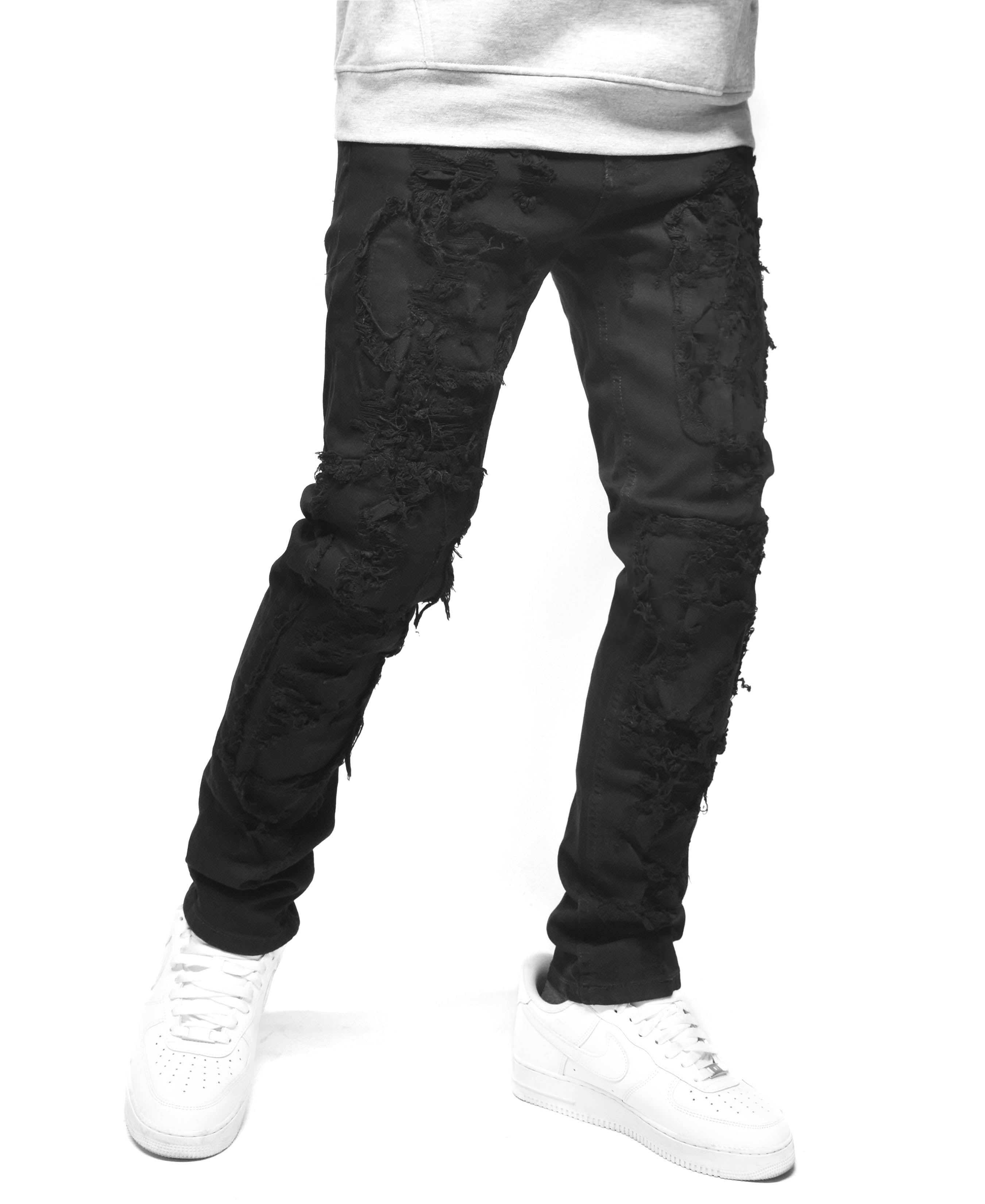 T4056 Distressed Denim