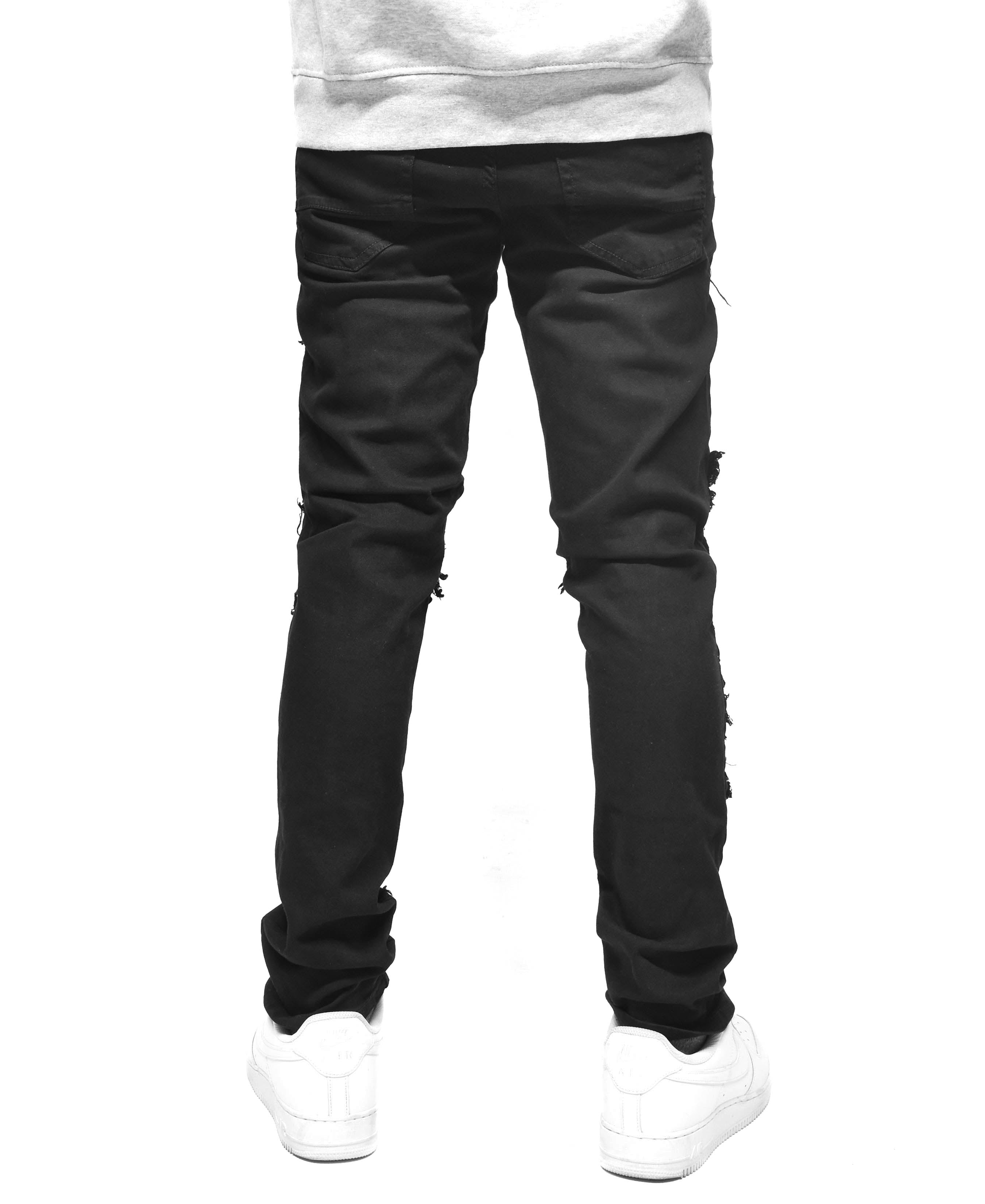 T4056 Distressed Denim
