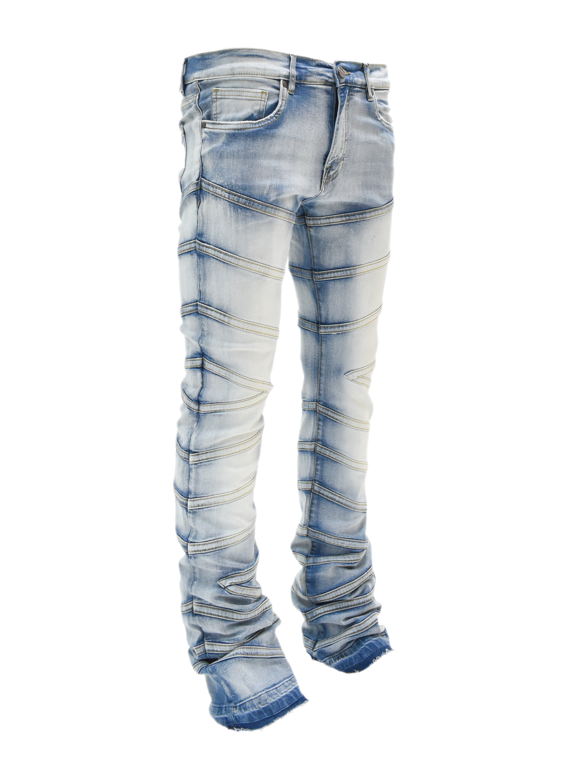 FW33894 Striped Stacked Denim