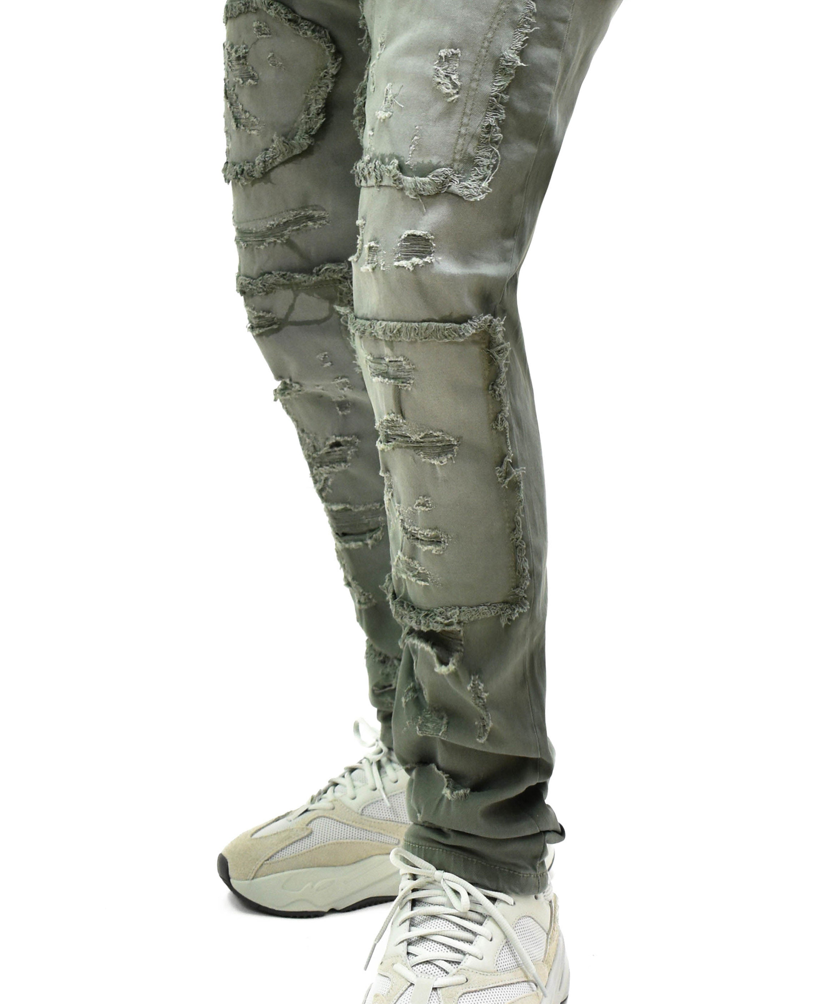 T4056 Distressed Denim
