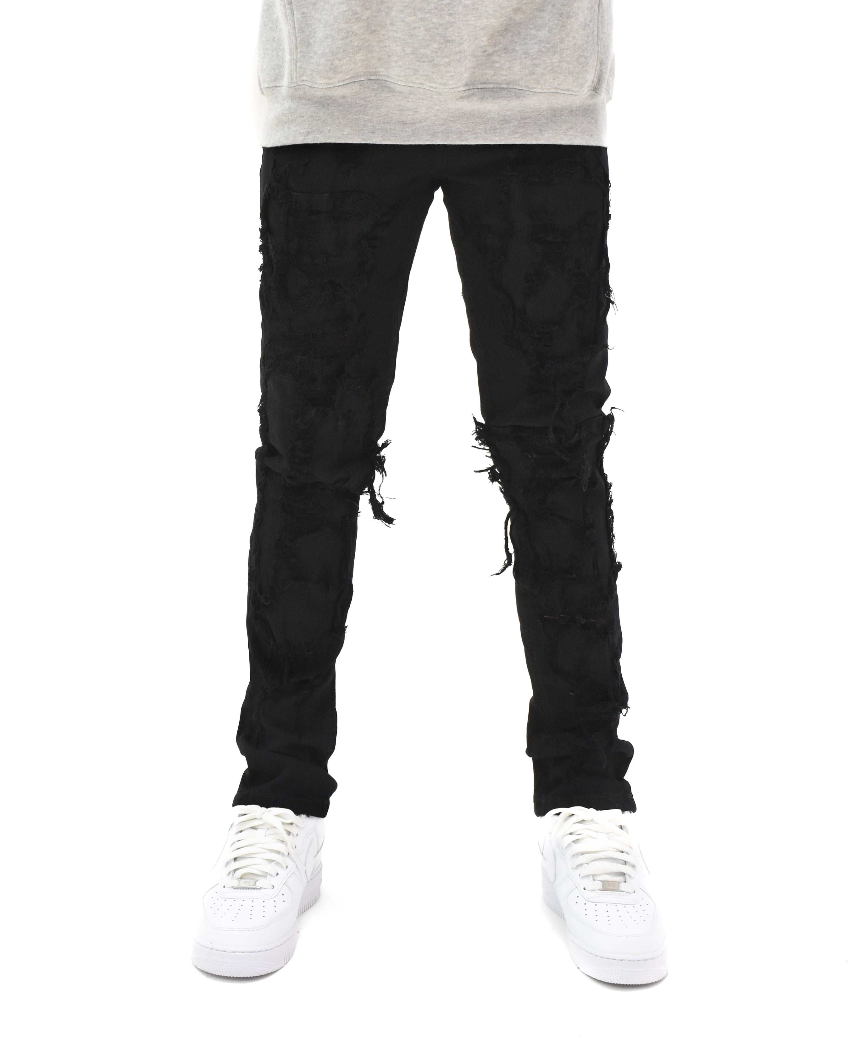 T4056 Distressed Denim