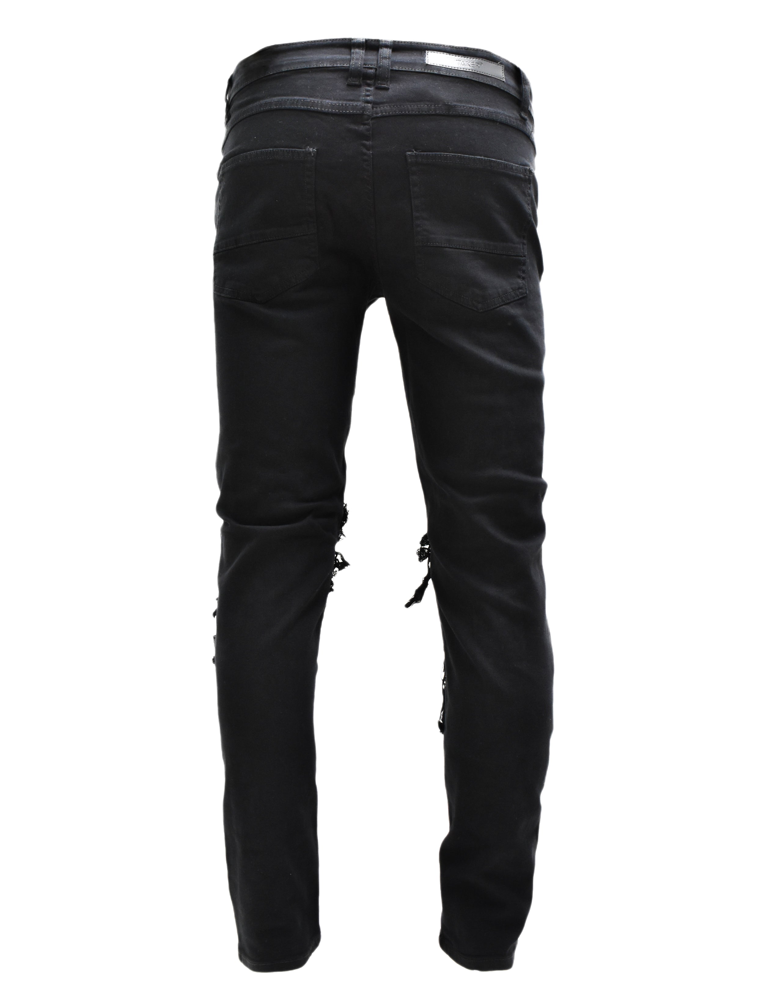 T4056 Distressed Denim