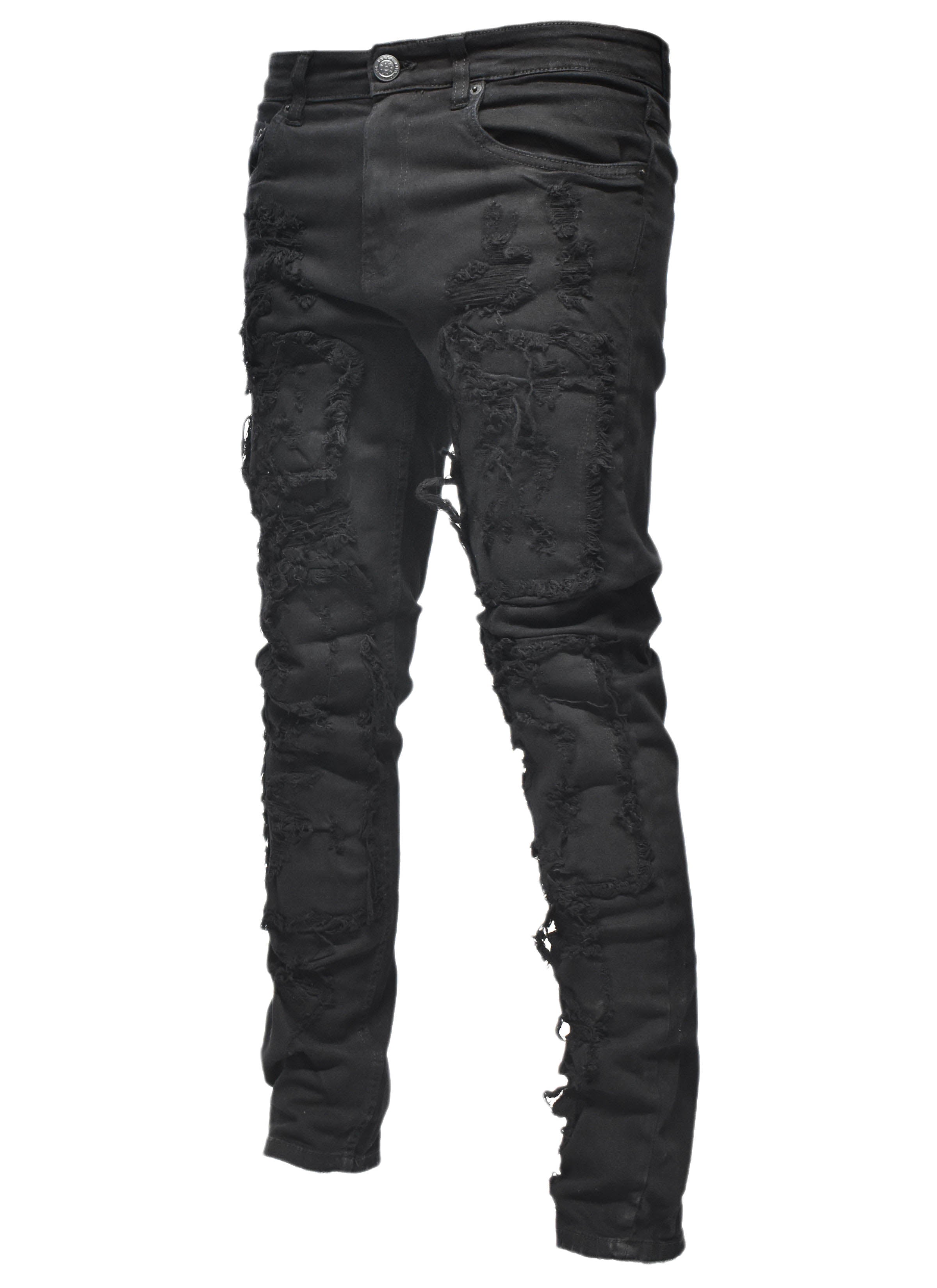 T4056 Distressed Denim
