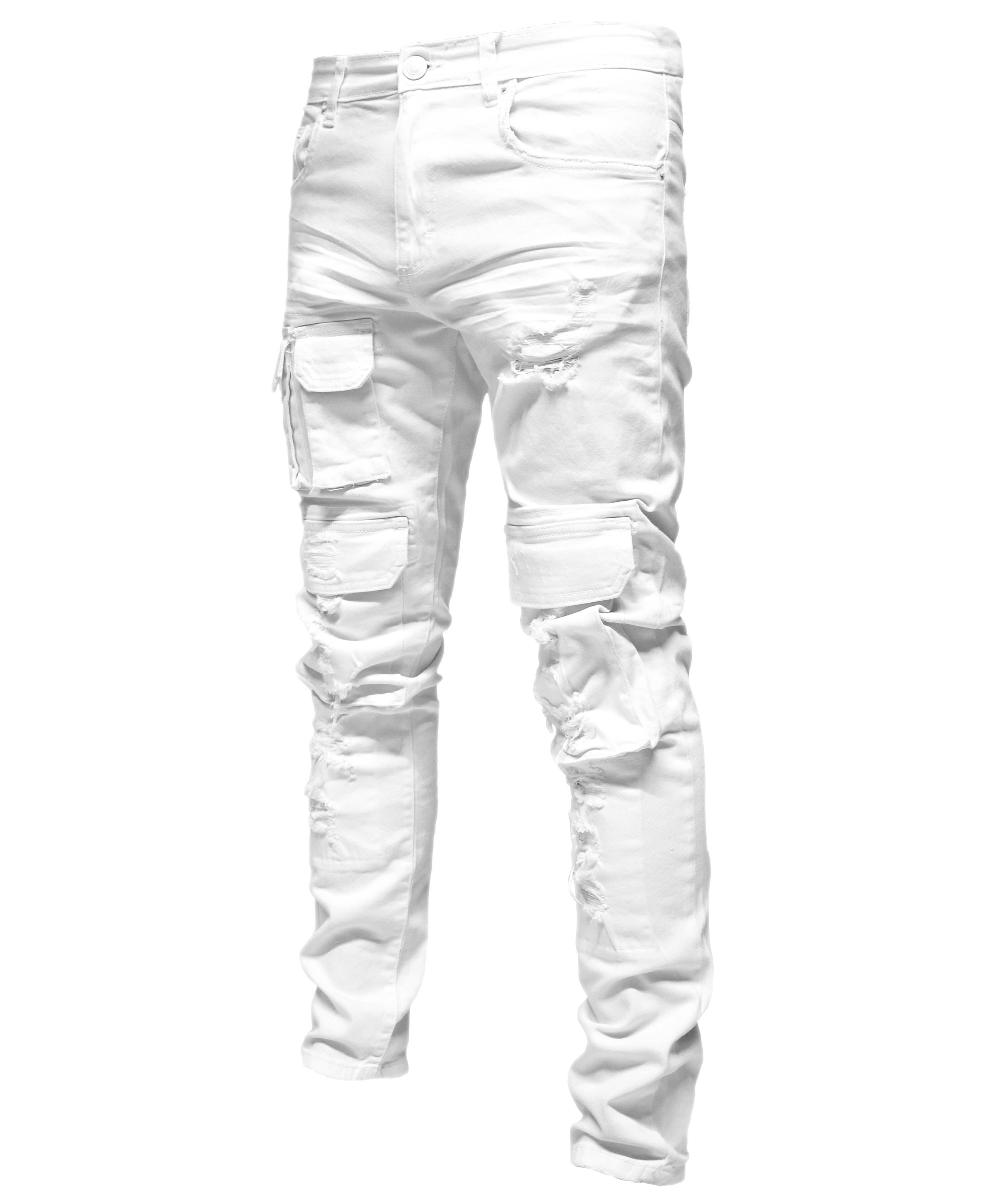 S4415 Ripped Pocket Denim