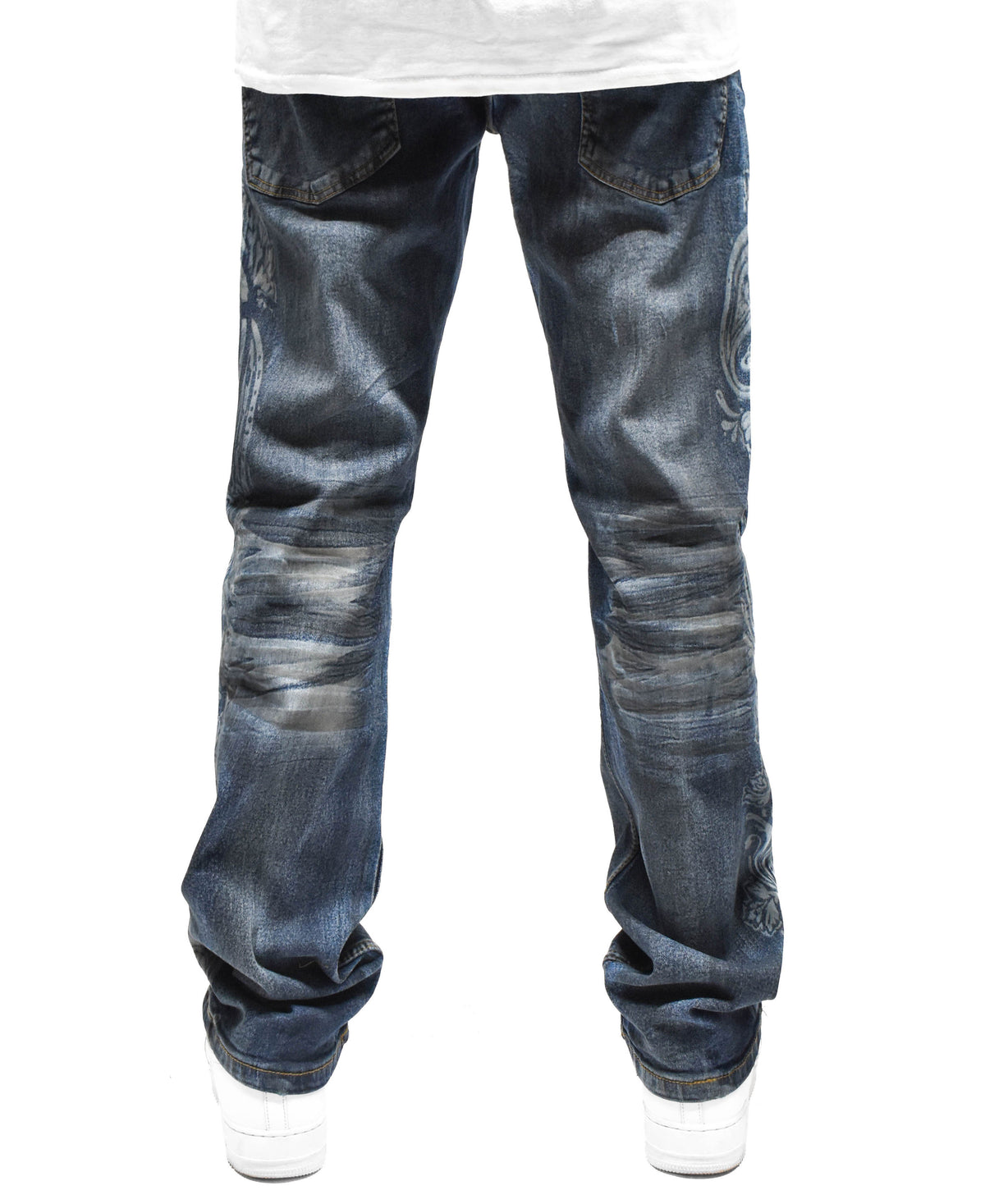 FW33462 Faded Paisley Denim