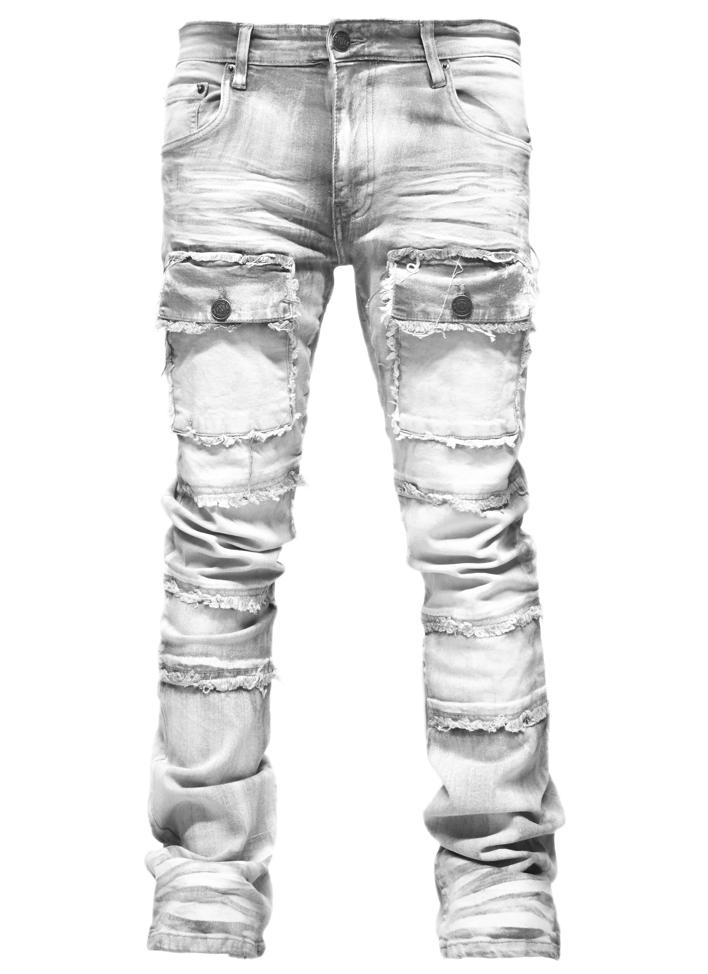 S3020 Frayed Pocket Denim
