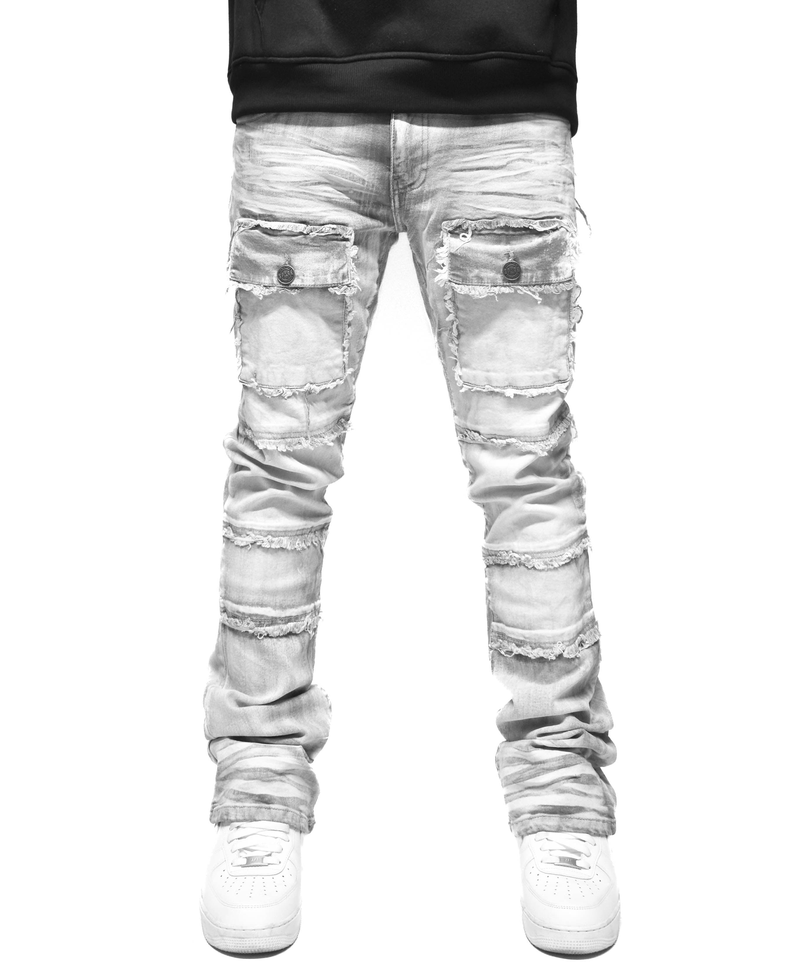 S3020 Frayed Pocket Denim