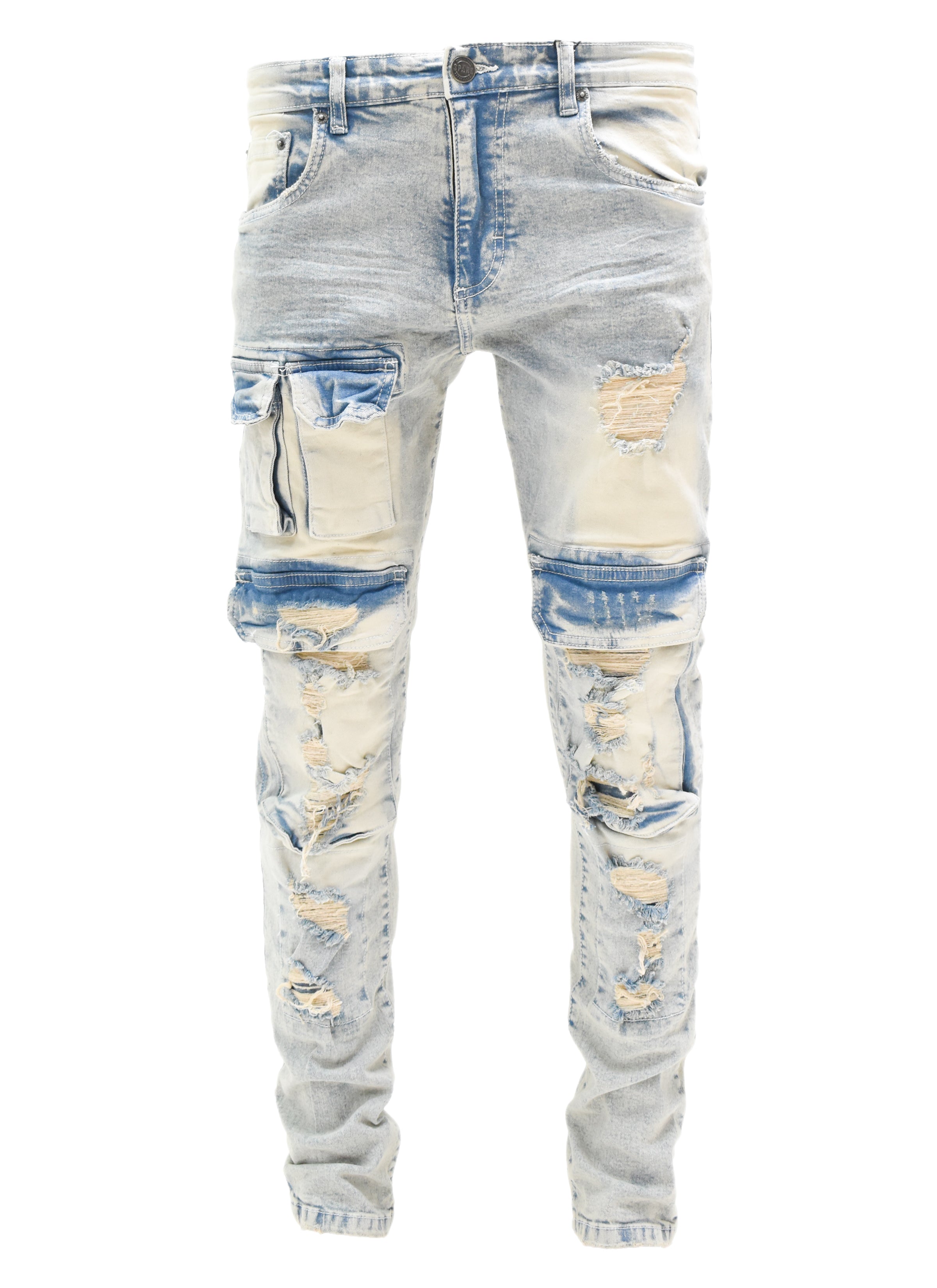 S4415 Ripped Pocket Denim