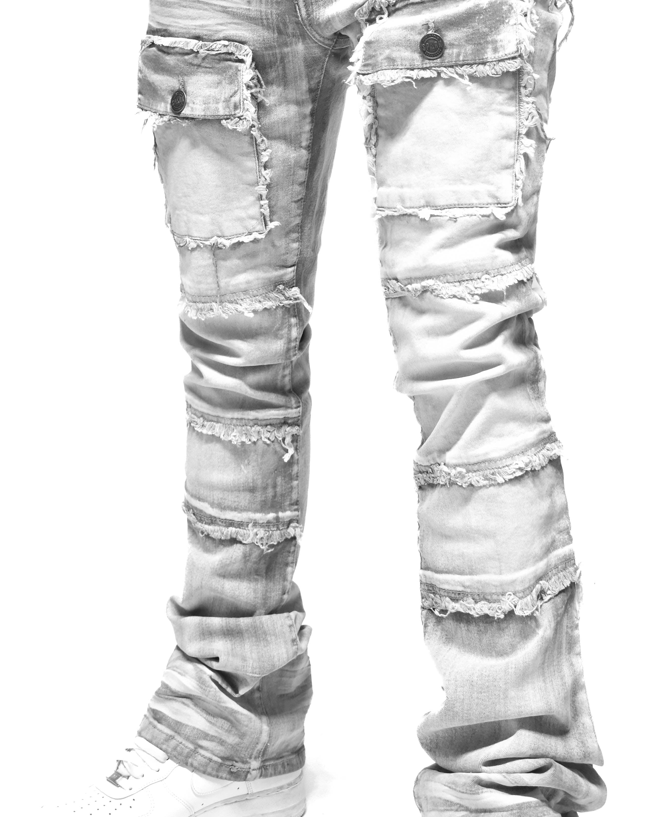 S3020 Frayed Pocket Denim