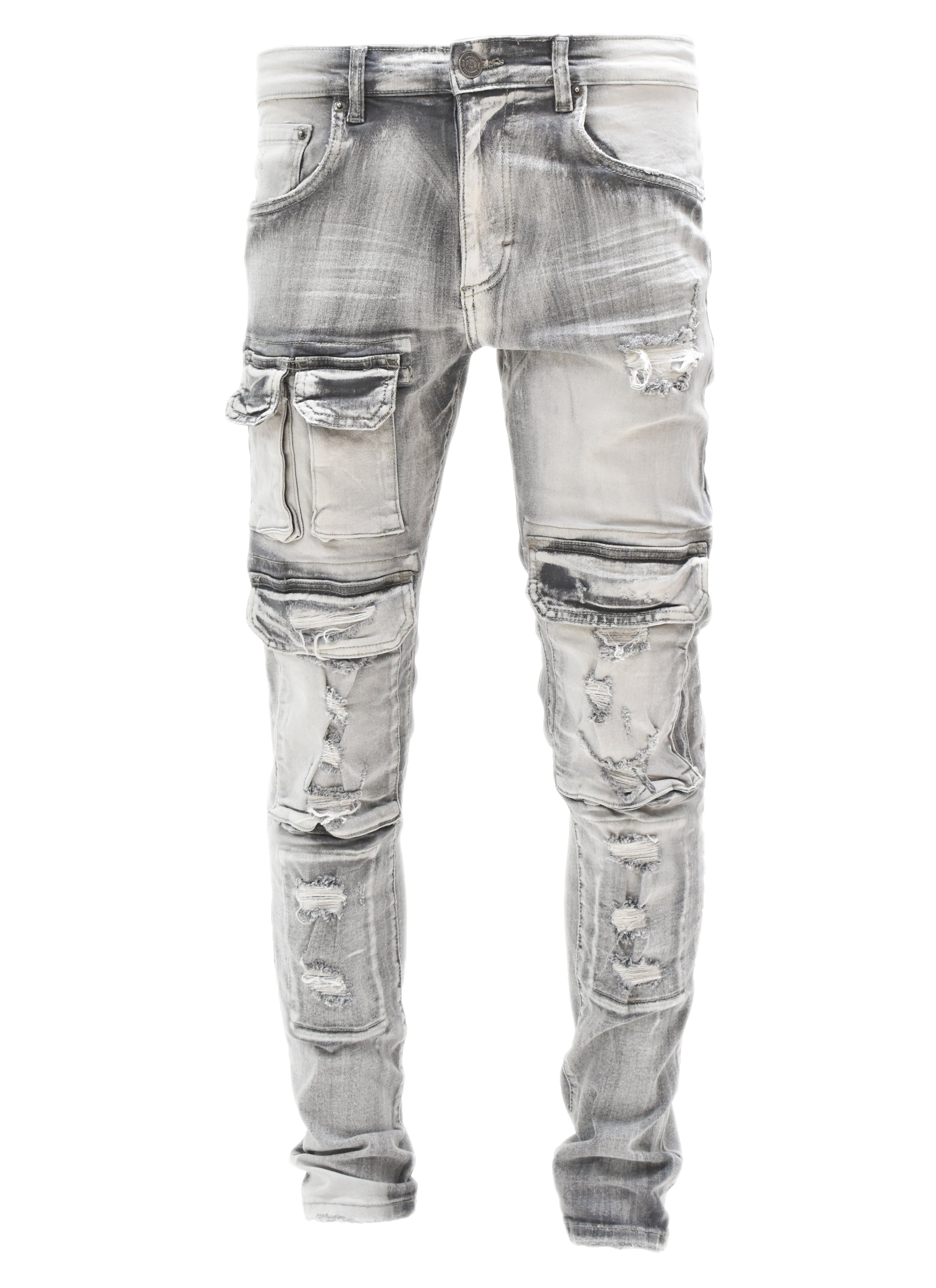 S4415 Ripped Pocket Denim