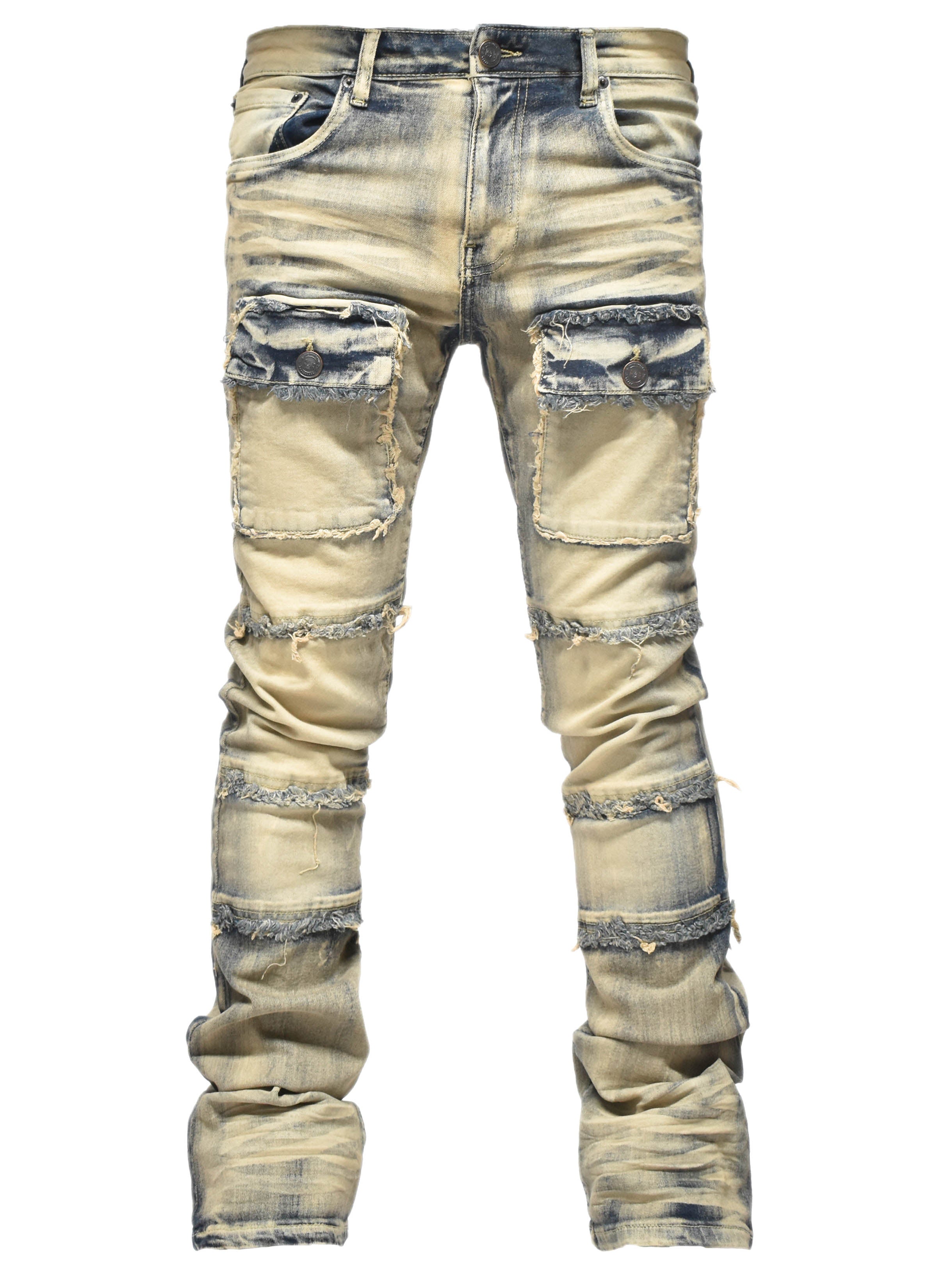 S3020 Frayed Pocket Denim