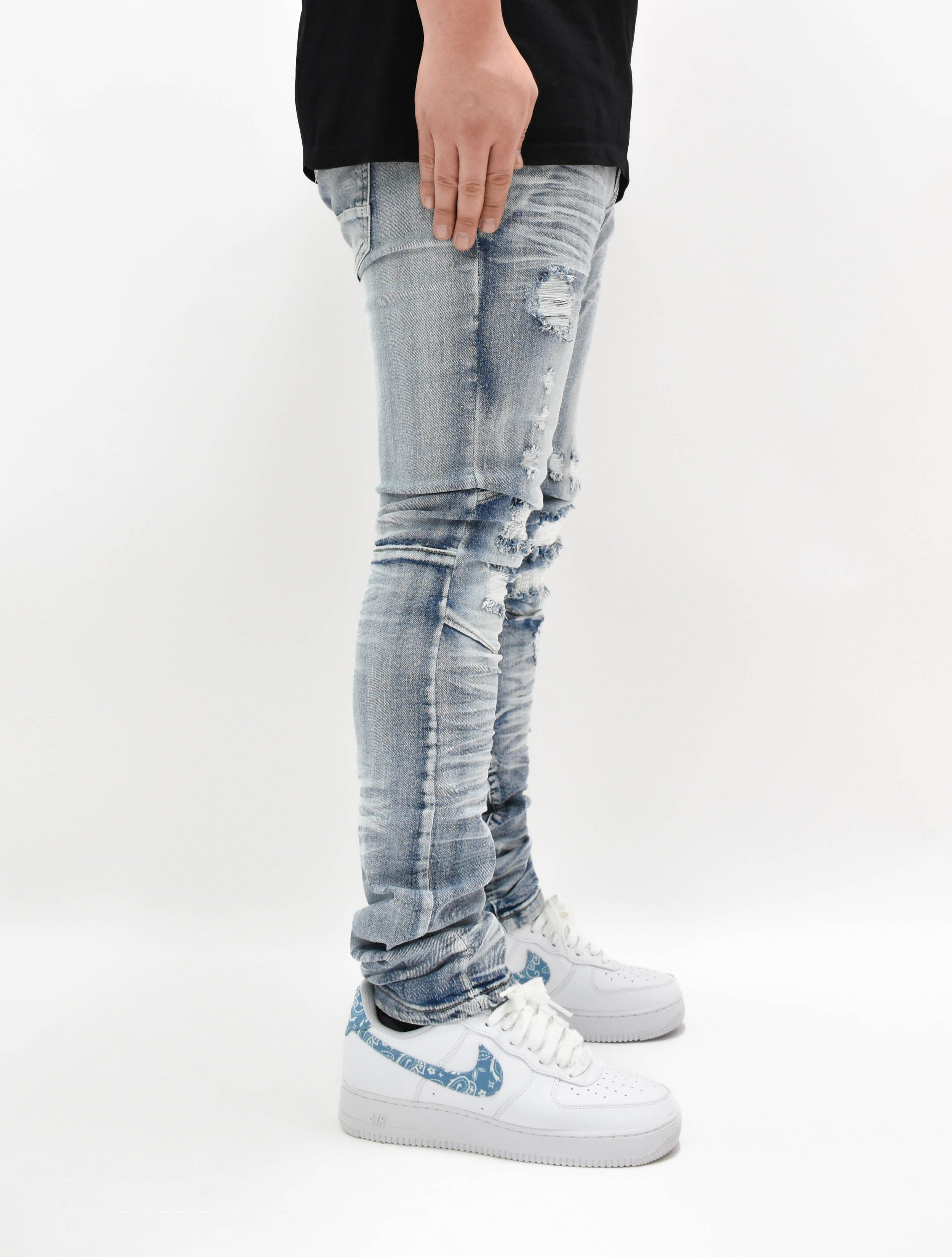 FW33484 Creased Denim
