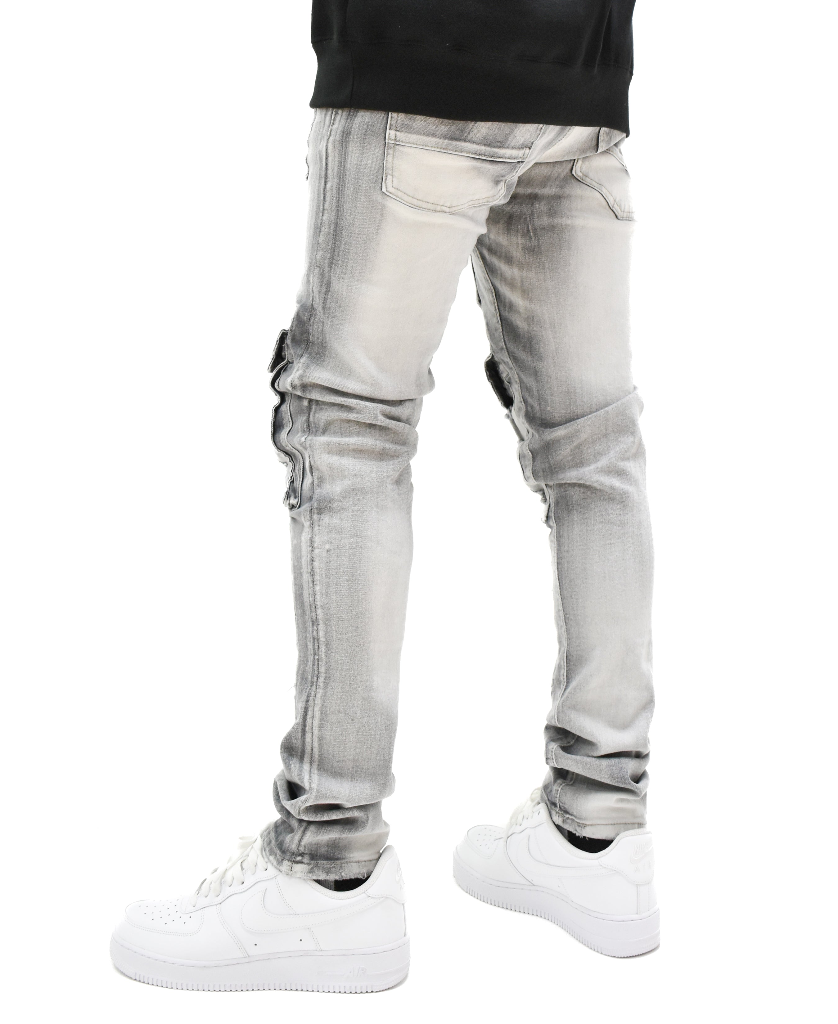 S4415 Ripped Pocket Denim