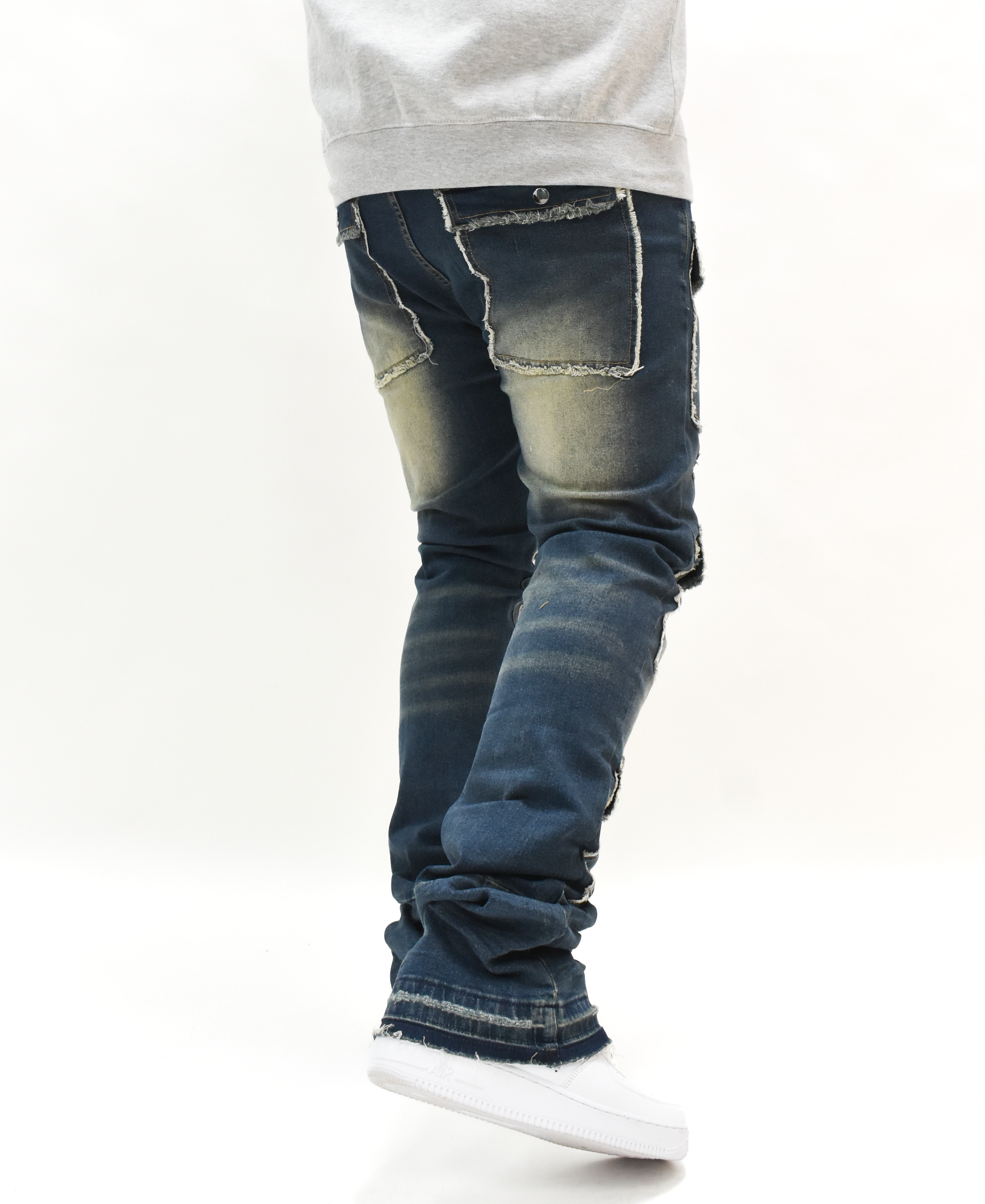 S3691 Washed Stacked Denim